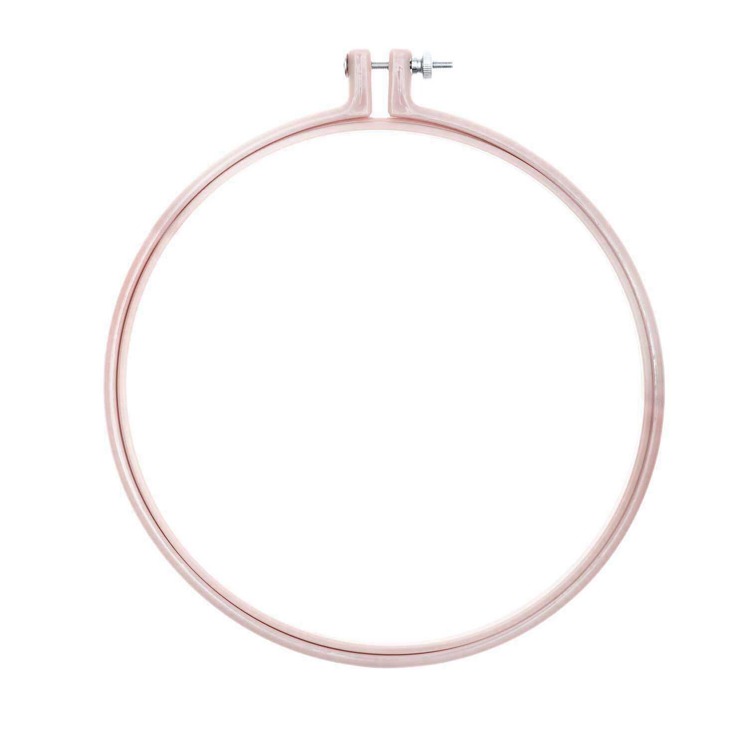 Stickring aus Kunststoff mauve 20,3cm Stickring aus Kunststoff mauve 20,3cm