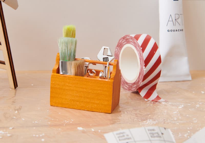 Miniatur Werkzeugkasten