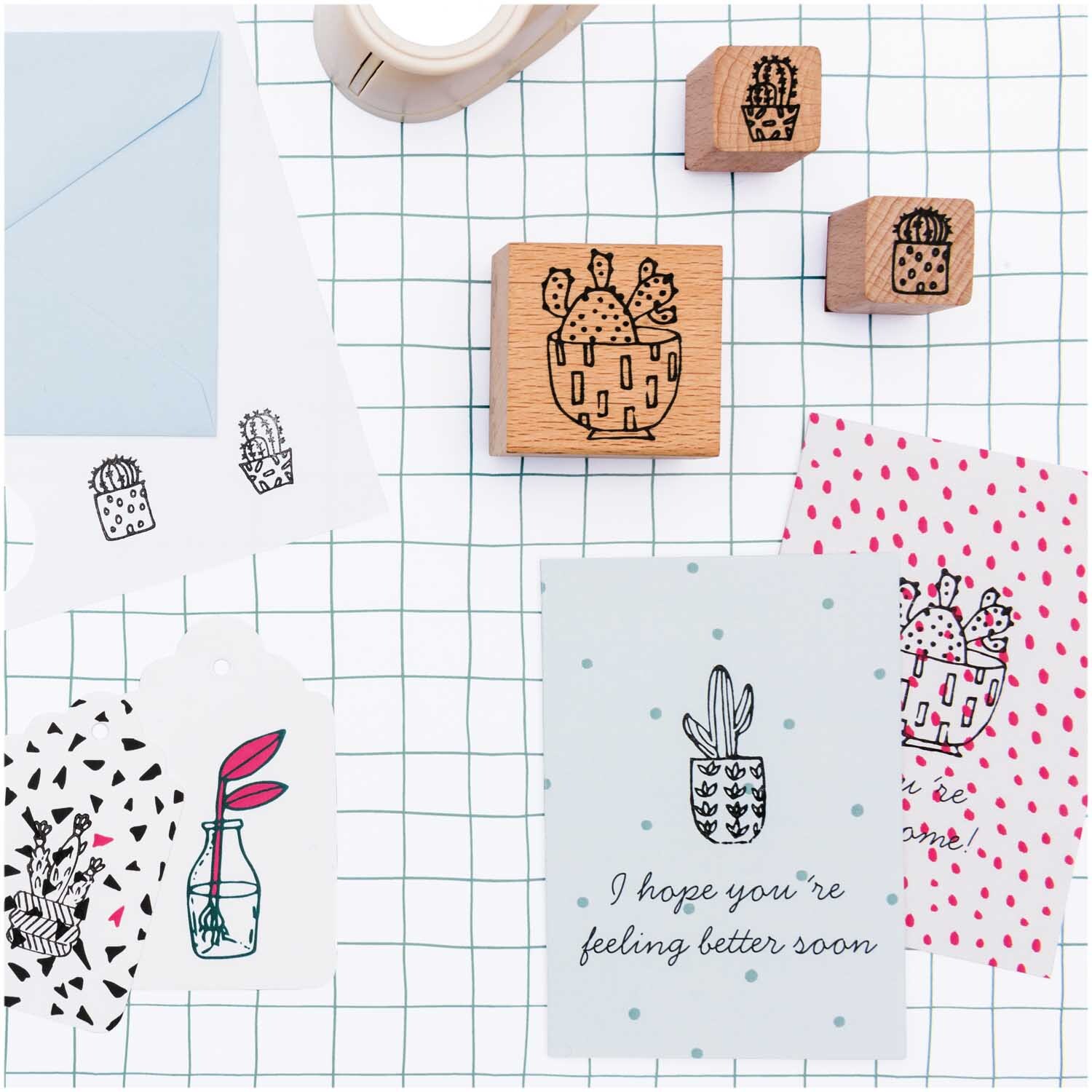 Paper Poetry Stempelset Hygge Cactus Paper Poetry Stempelset Hygge Cactus