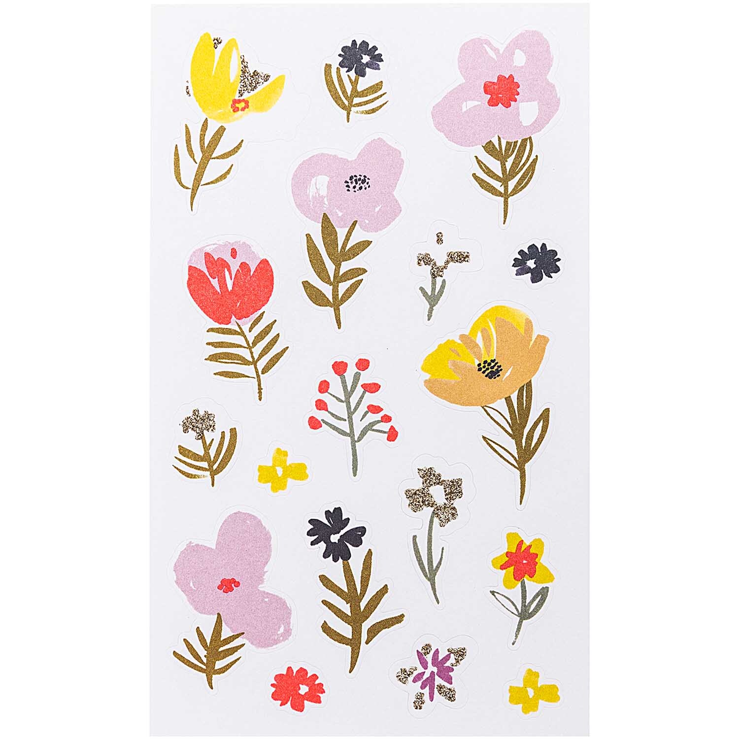 Paper Poetry Sticker Crafted Nature Blumen rosa 130 Stück Paper Poetry Sticker Crafted Nature Blumen rosa 130 Stück