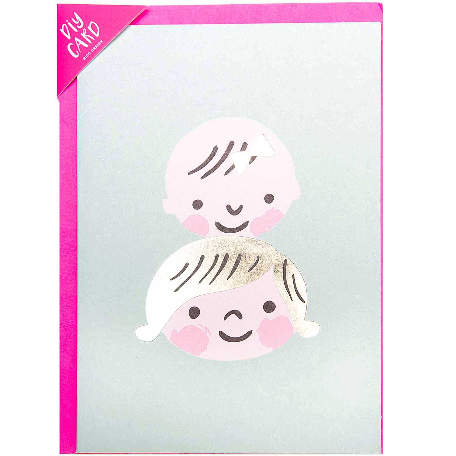 Paper Poetry Grußkartenset Hello Baby Kindergesichter Paper Poetry Grußkartenset Hello Baby Kindergesichter