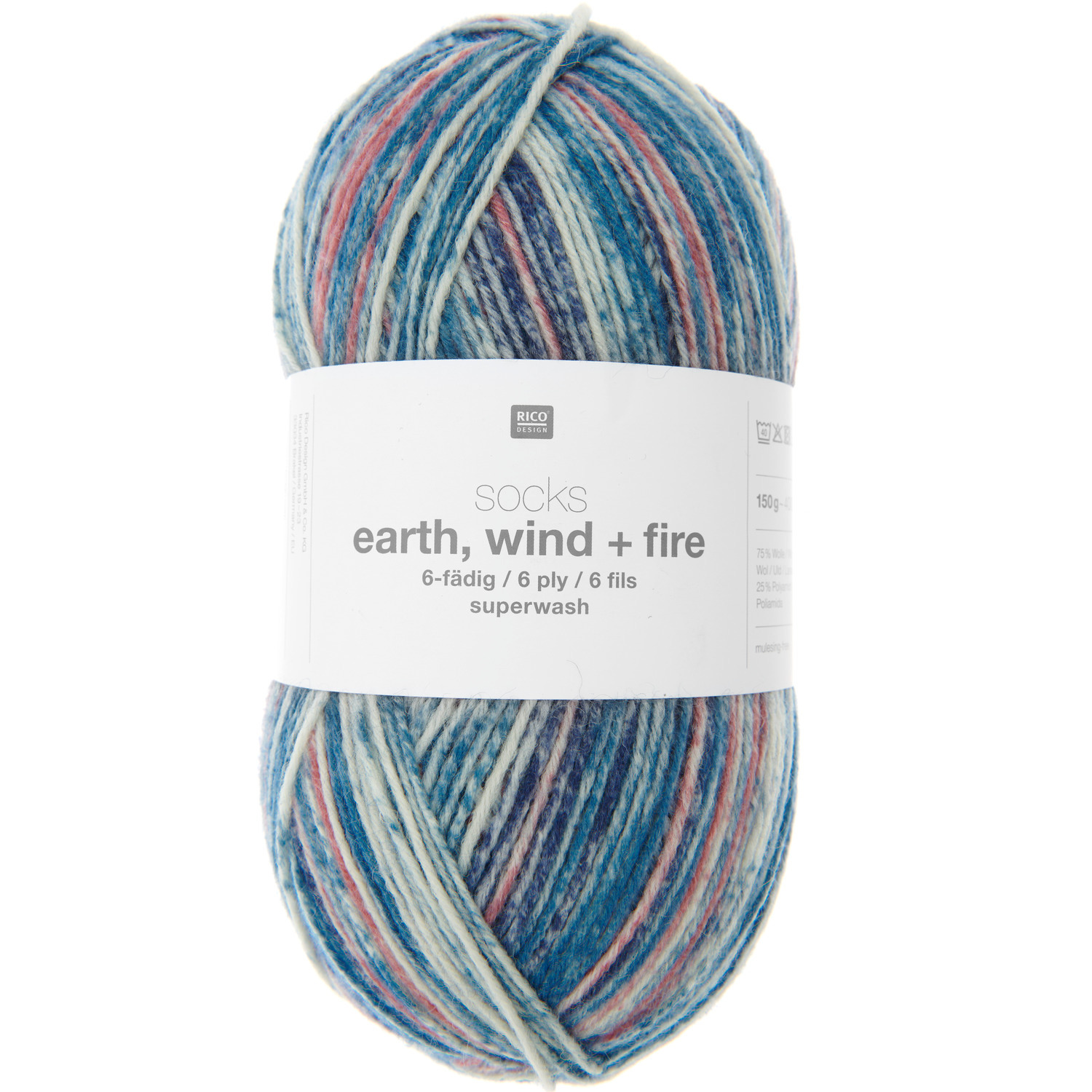 Socks Earth + Wind + Fire 6-fädig Socks Earth + Wind + Fire 6-fädig