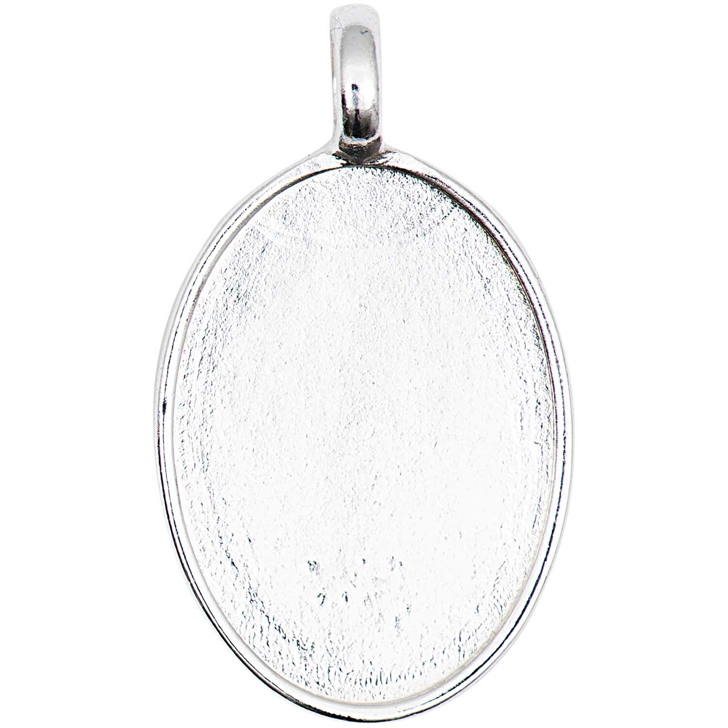 Cabochon Anhänger oval 27x20mm