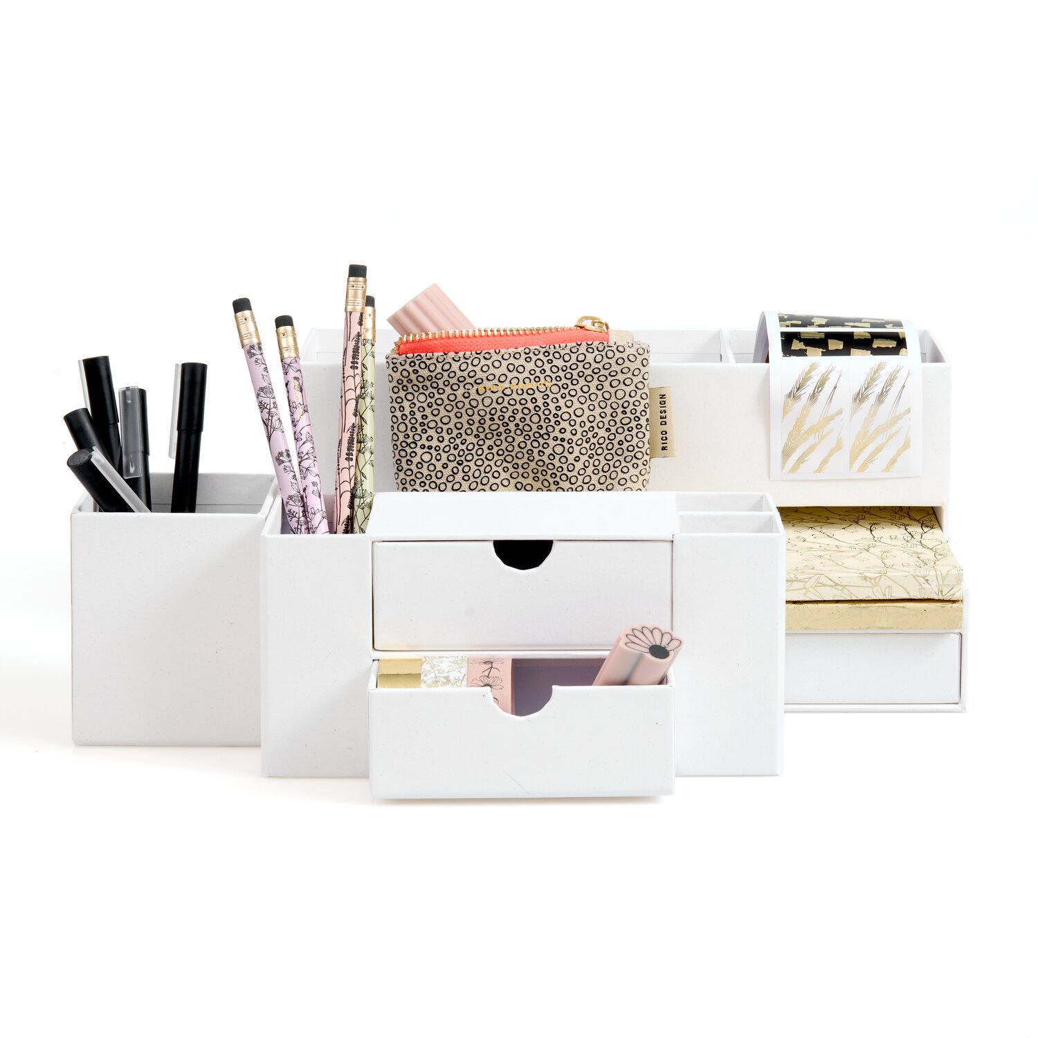 Office Box 26x12,9x14,9cm Farbe Creme von Rico Design