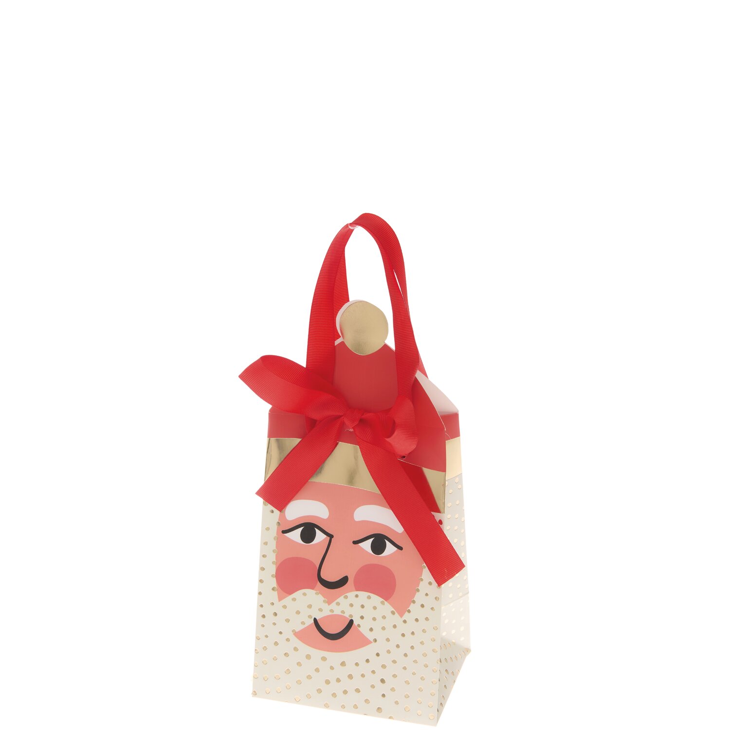 Geschenktüte Advent Weihnachtsmann 12x20,5x1,5cm von Rico Design
