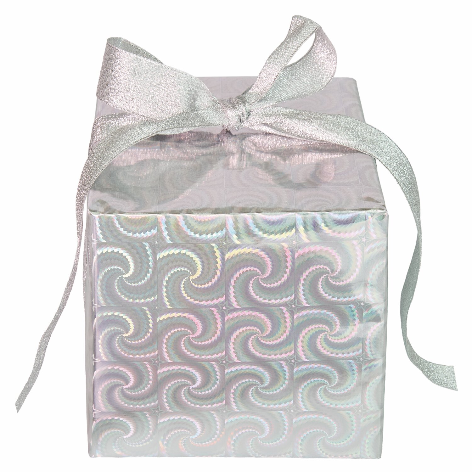 Paper Poetry Geschenkpapier holographisch mit Sternen 200x70cm 80g/m² Farbe Silber von Rico Design Paper Poetry Geschenkpapier holographisch mit Sternen, silber, verpackt ein Geschenk mit Schleife. Ideal für festliche Anlässe.