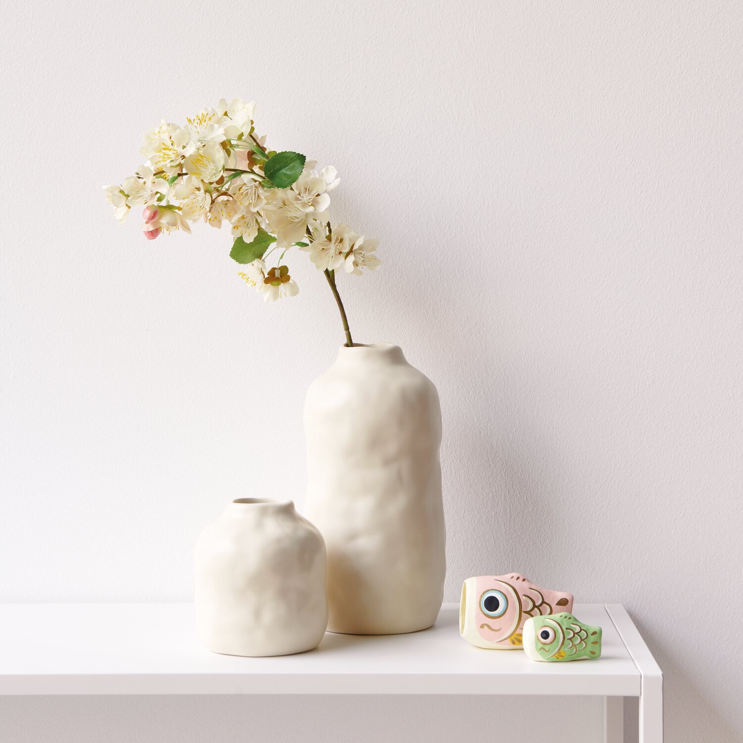 Kirschblütenzweig weiß 57cm von Rico Design