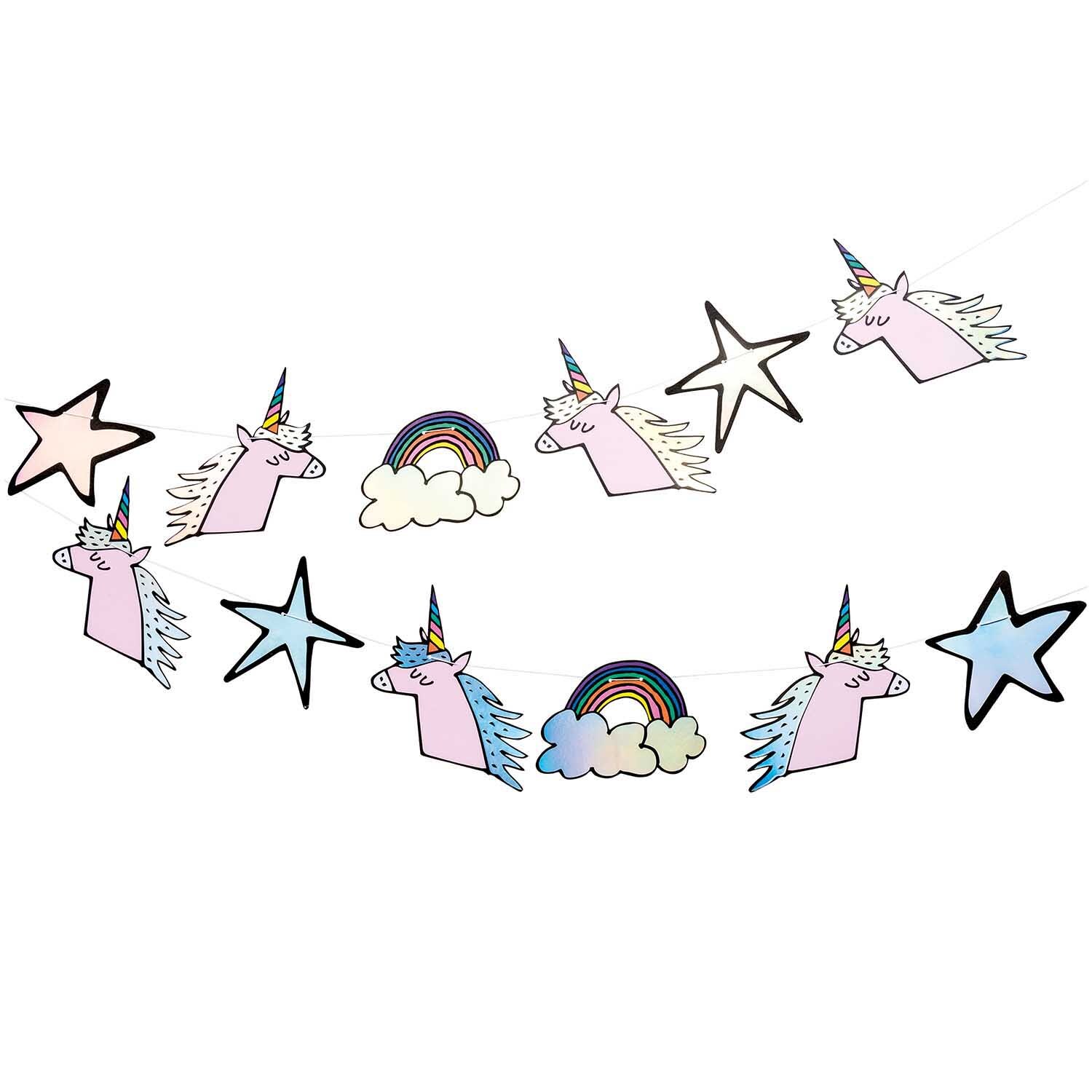 Paper Poetry Girlande Einhorn 3m von Rico Design