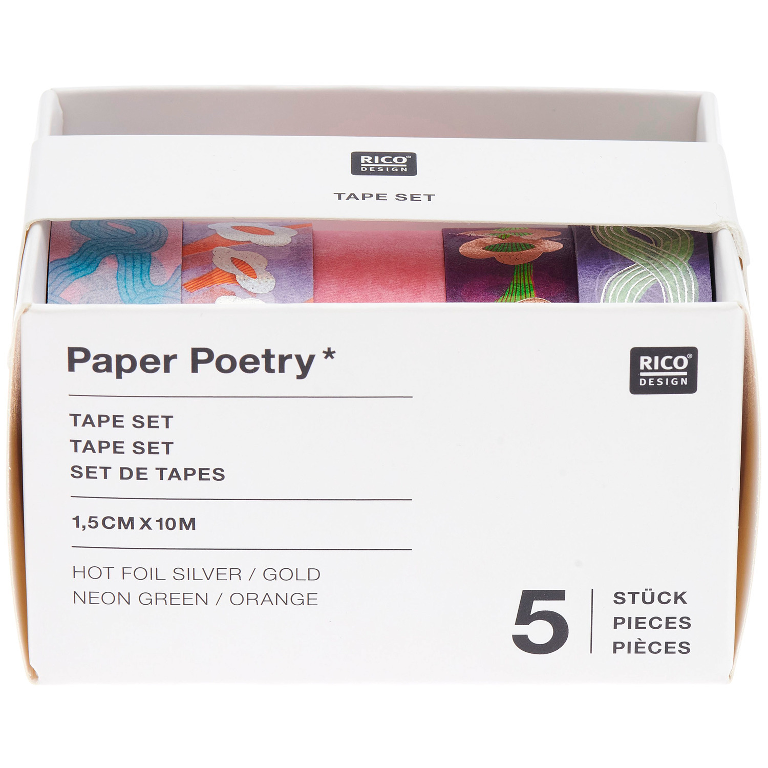 Paper Poetry Tape Set Shrooom Pfifferlinge Paper Poetry Tape Set Shrooom Pfifferlinge