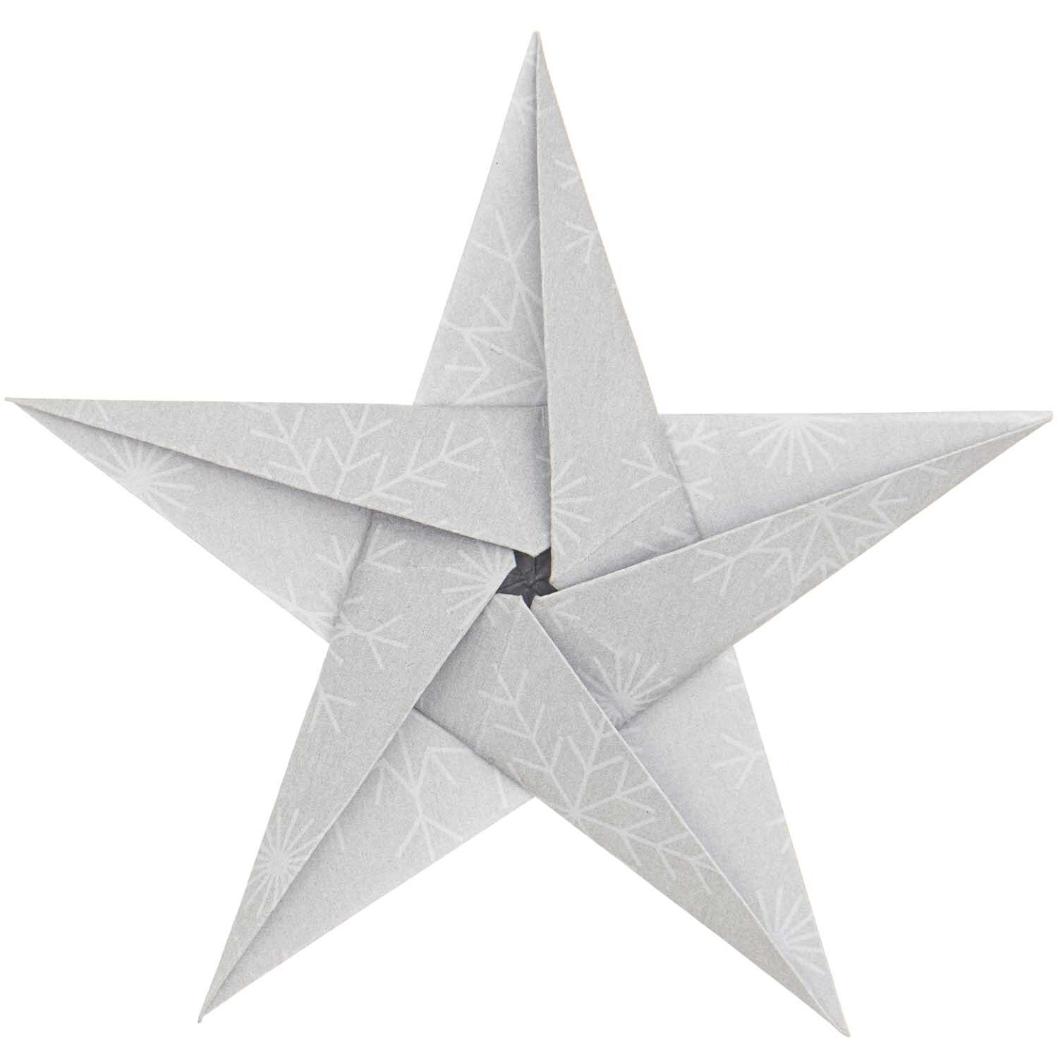 Paper Poetry Bascetta Origamipapier Schneeflocken Weiß Paper Poetry Bascetta Origamipapier Schneeflocken Weiß
