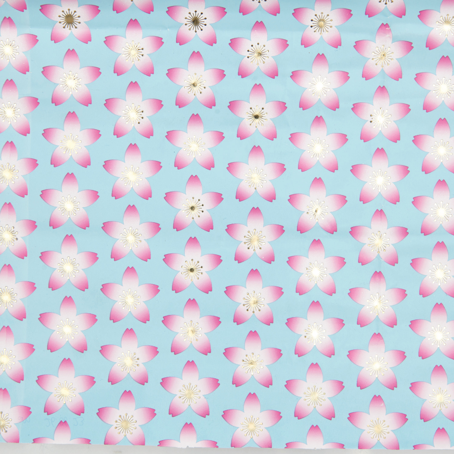 Geschenkpapier Kirschblüten Blau Geschenkpapier Kirschblüten Blau