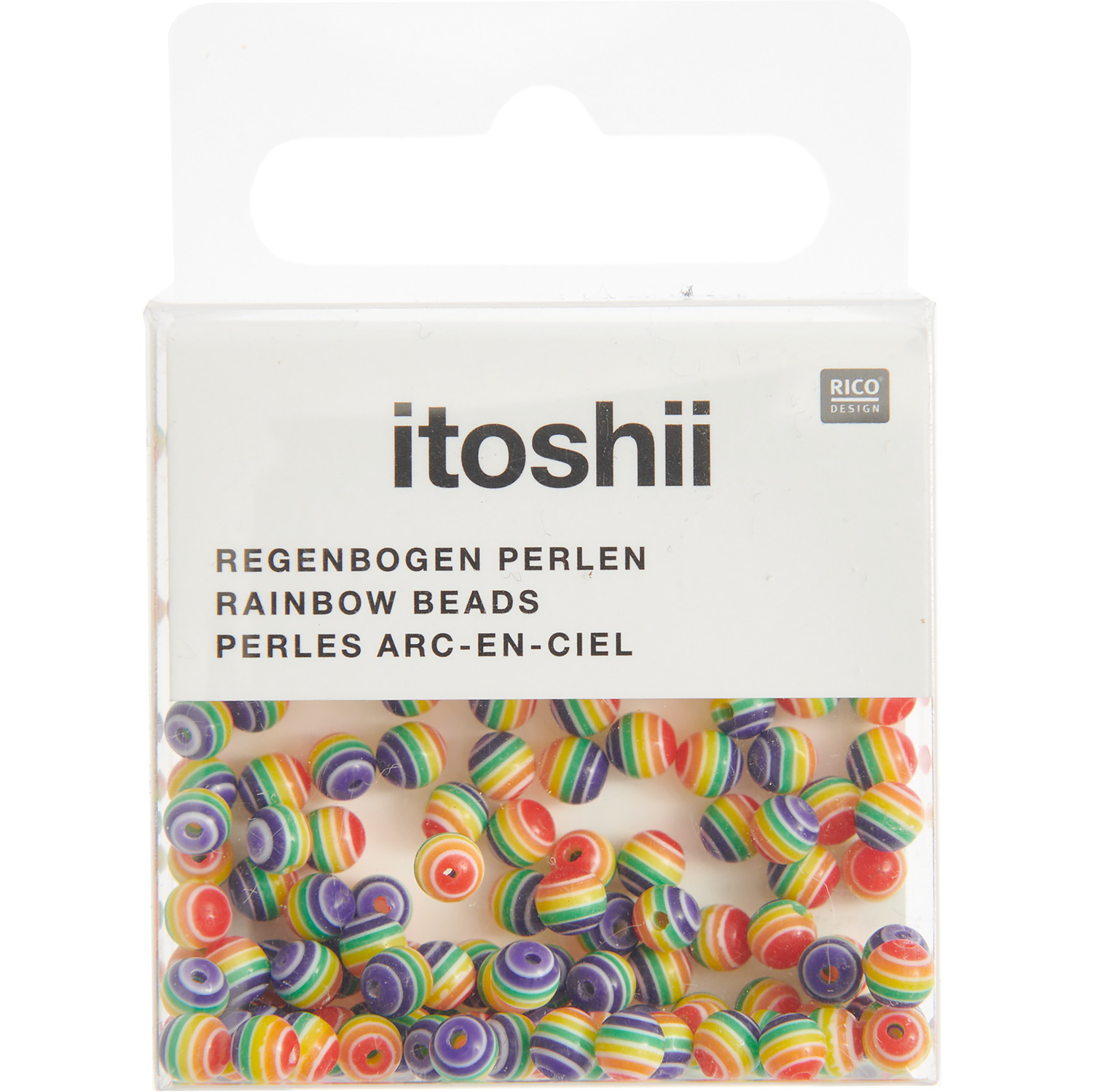 itoshii Regenbogen Perlen 4mm 120 Stück itoshii Regenbogen Perlen 4mm 120 Stück