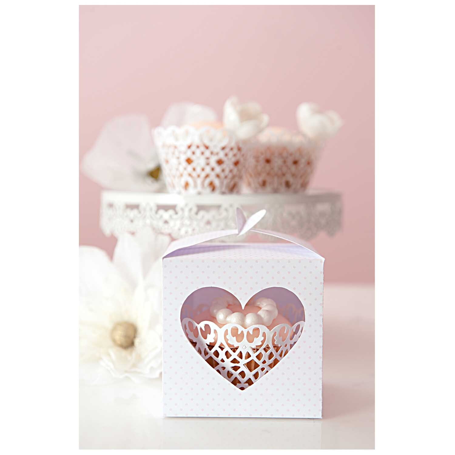 Cupcake Banderole Schnörkel 5cm 8 Stück Cupcake Banderole Schnörkel 5cm 8 Stück