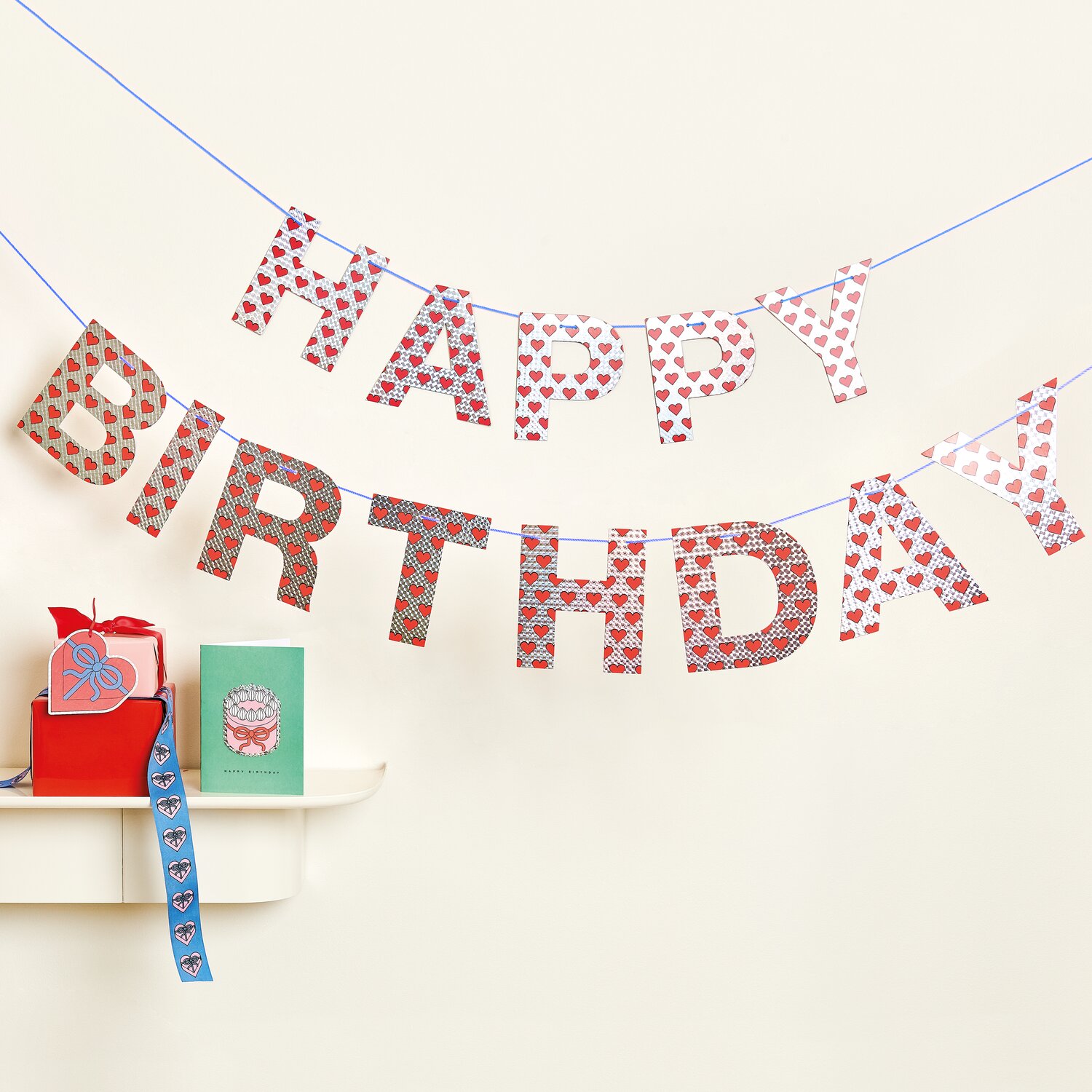 Rico Design x Redfries Girlande Happy Birthday 3m von Rico Design