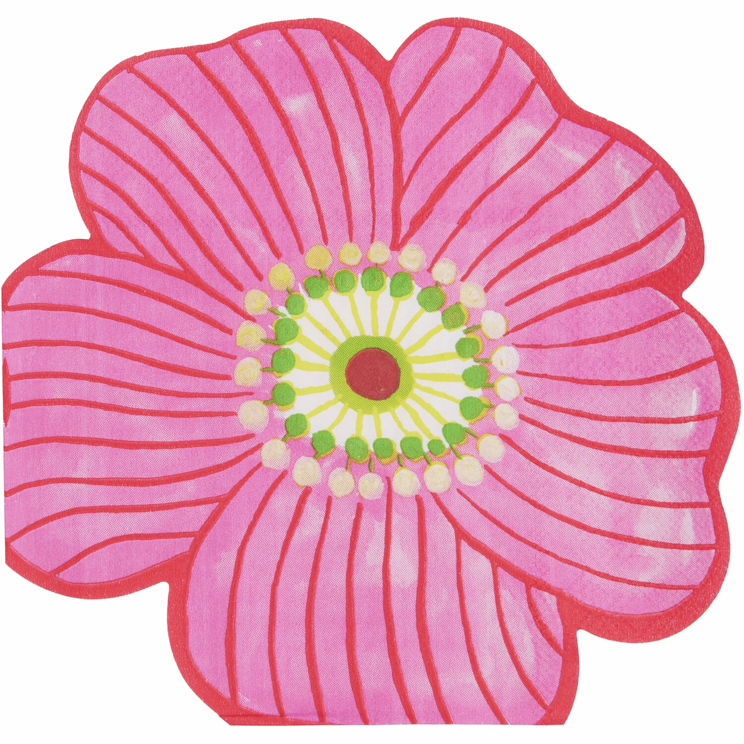 Servietten Blume Pink