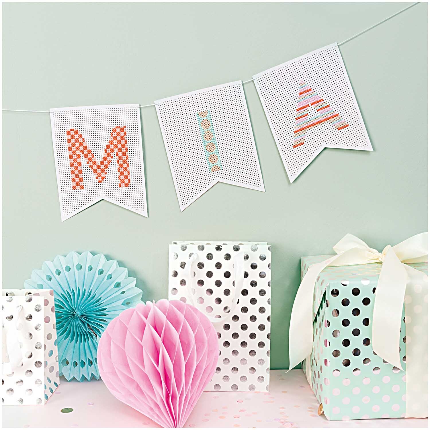 Wabenpapier Blumen pastell 3 Stück Wabenpapier Blumen pastell 3 Stück