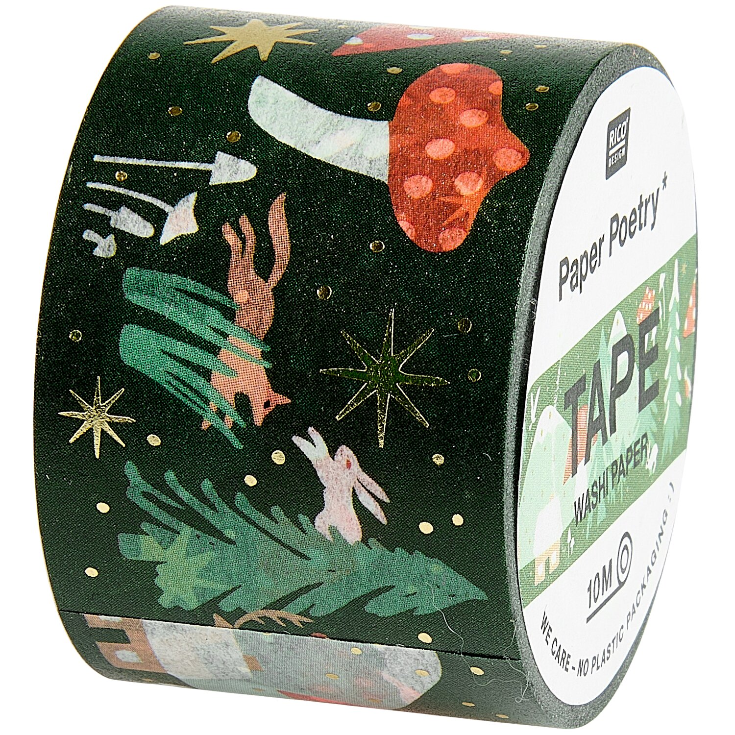 Paper Poetry Tape Advent Winterlandschaft 3cmx10m von Rico Design