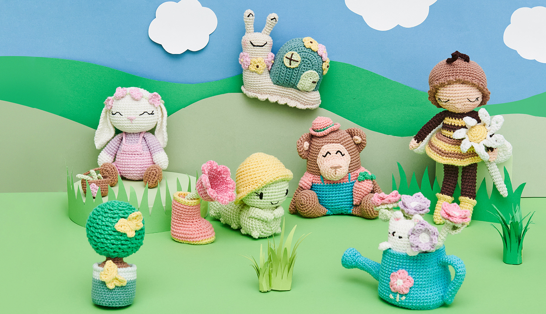 Häkelanleitung Ricorumi CAL Strawberry Farmer Monkey