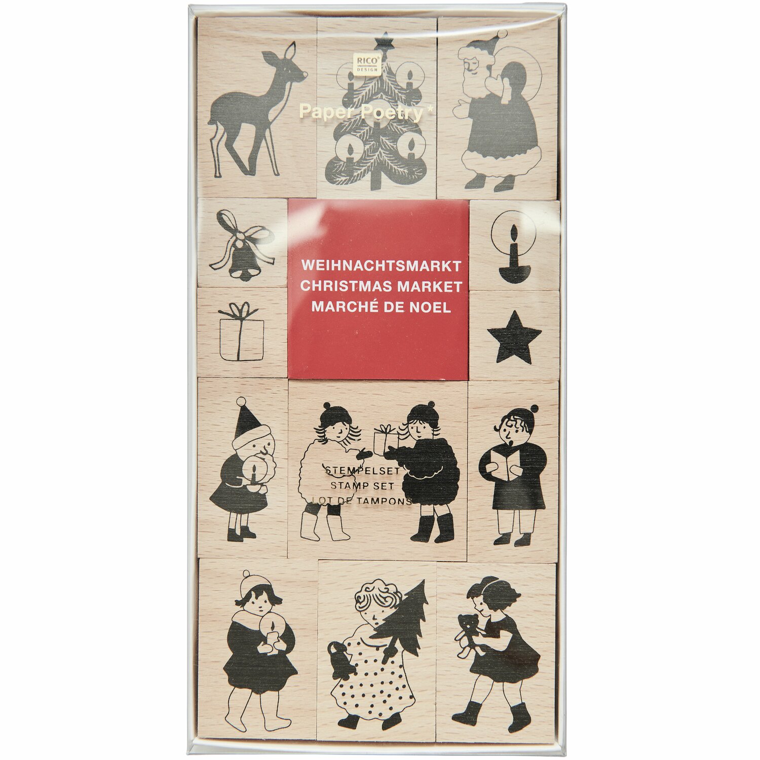 Stempelset Kids  13-teilig von Rico Design