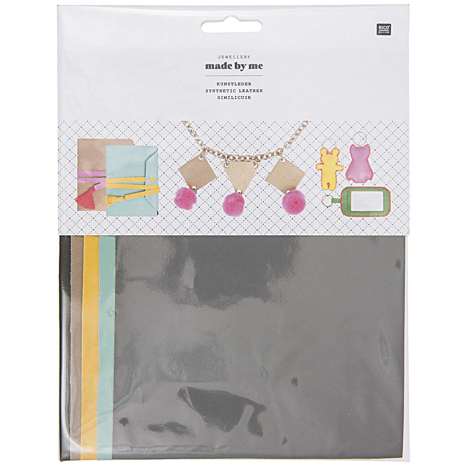 Kunstleder Set fashion 14,8x21cm 5 Stück Kunstleder Set fashion 14,8x21cm 5 Stück