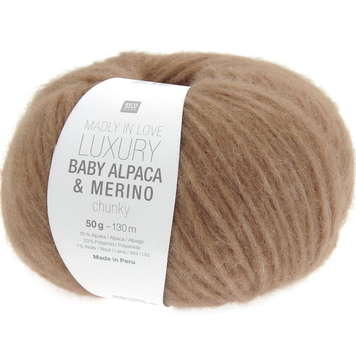 Luxury Baby Alpaca & Merino chunky - Madly in Love 50g 130m Farbe Zimt von Rico Design