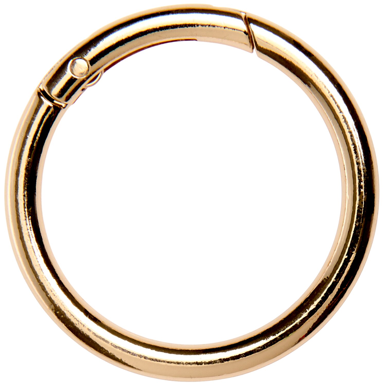 Karabiner-Ring Ø4,8cm Farbe Gold von Rico Design