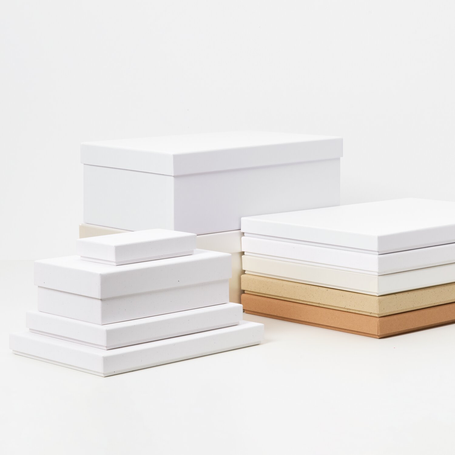 Paper Poetry Glamour Geschenkbox L Farbe Crystal White von Rico Design