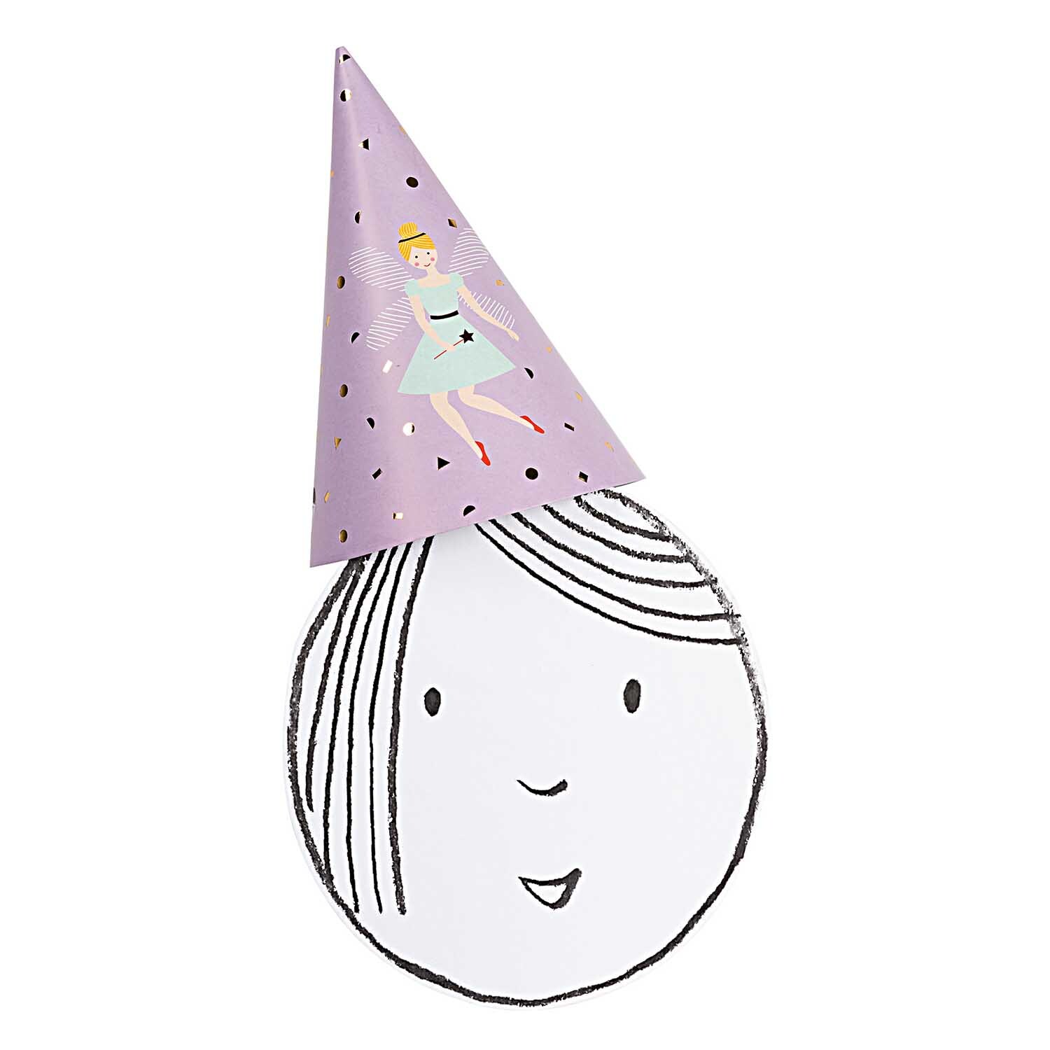 Partyhüte Prinzessin 20cm 8 Stück Partyhüte Prinzessin 20cm 8 Stück