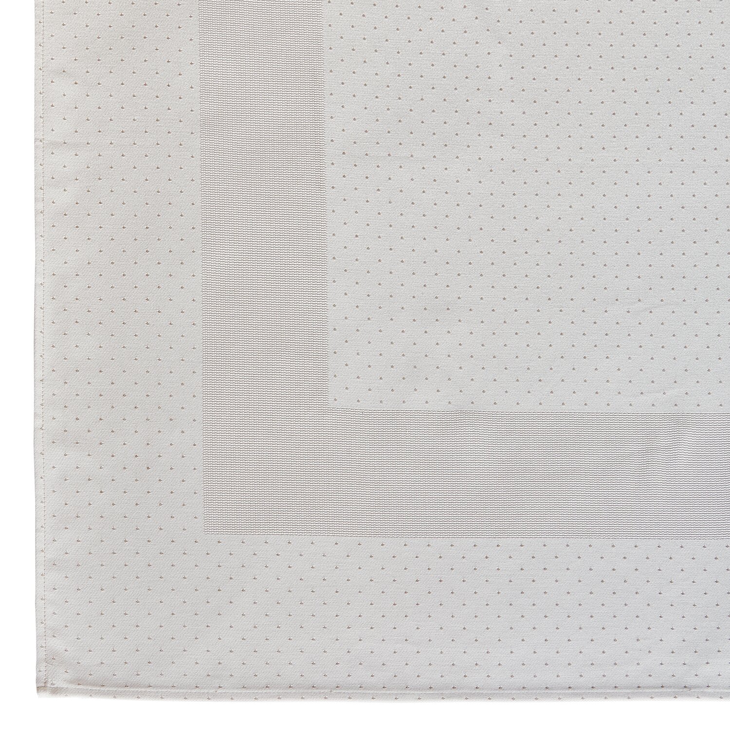 Tischdecke beige mit Tupfen 90x90cm von Rico Design