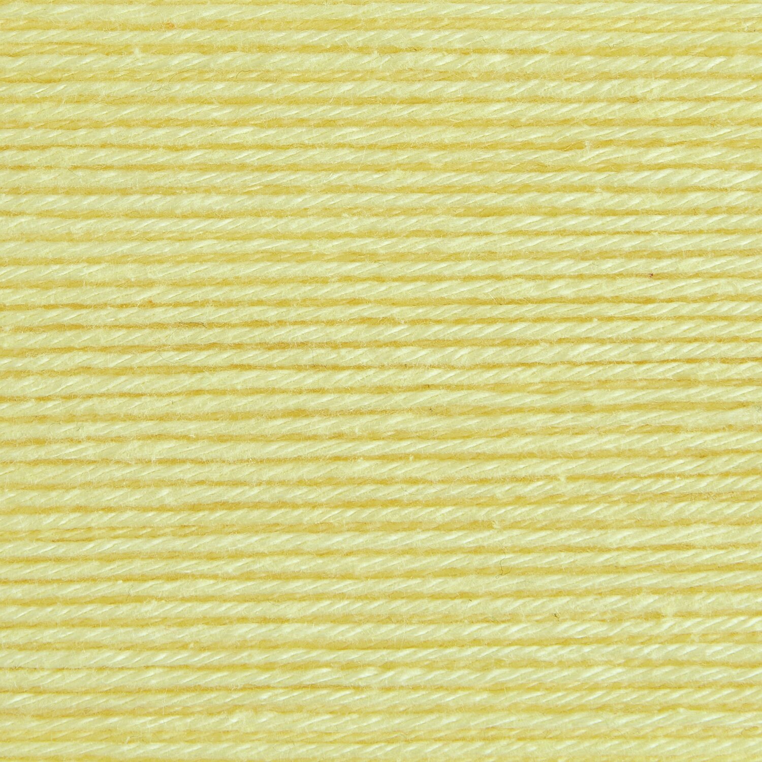 Rico Cotton, Vanille: Weiches, gelbes Garn von Rico Design, ideal für Strickprojekte, 50g 125m.