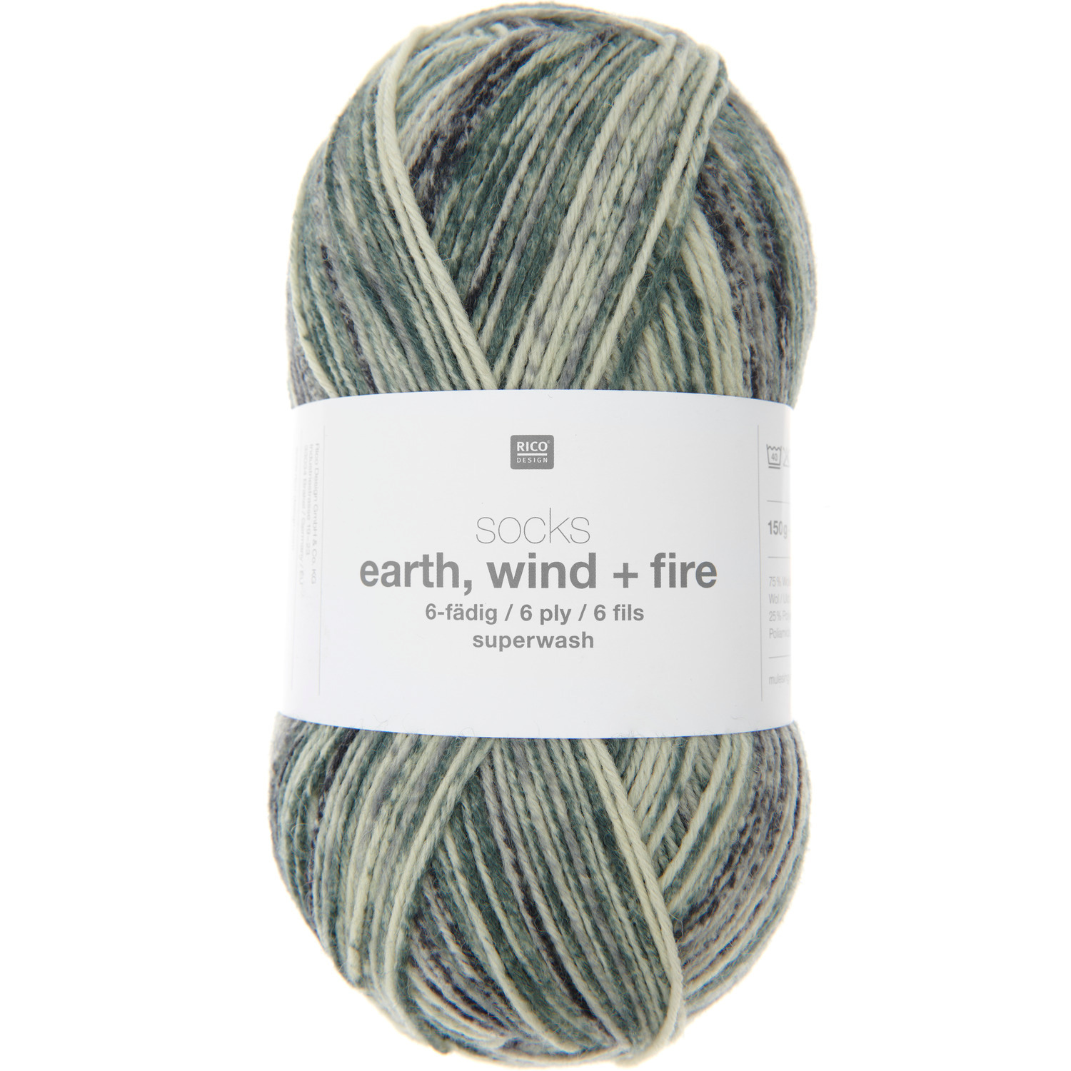 Socks Earth + Wind + Fire 6-fädig Socks Earth + Wind + Fire 6-fädig