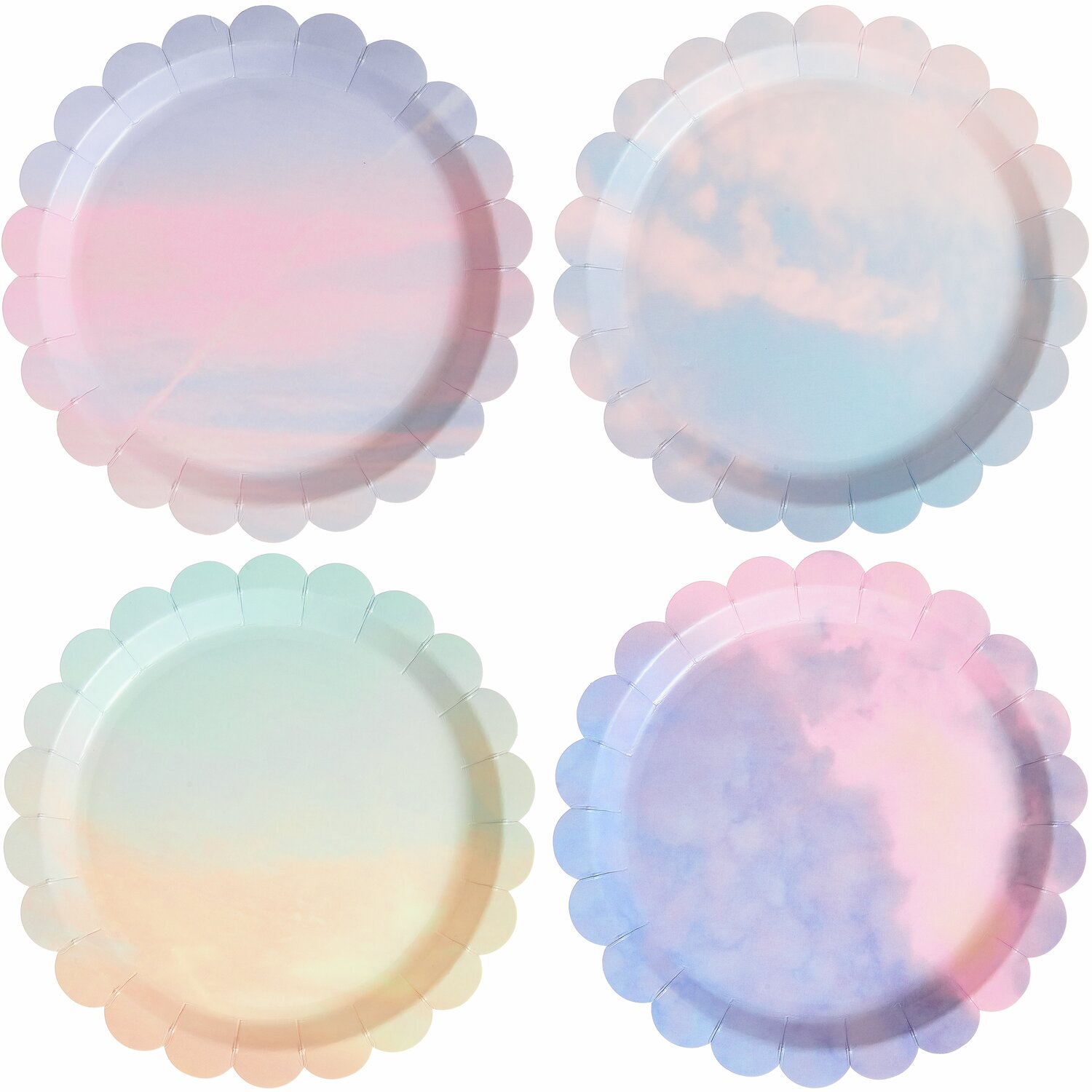 Pappteller Mix The Sky is the Limit 8 Stück Ø23cm von Rico Design