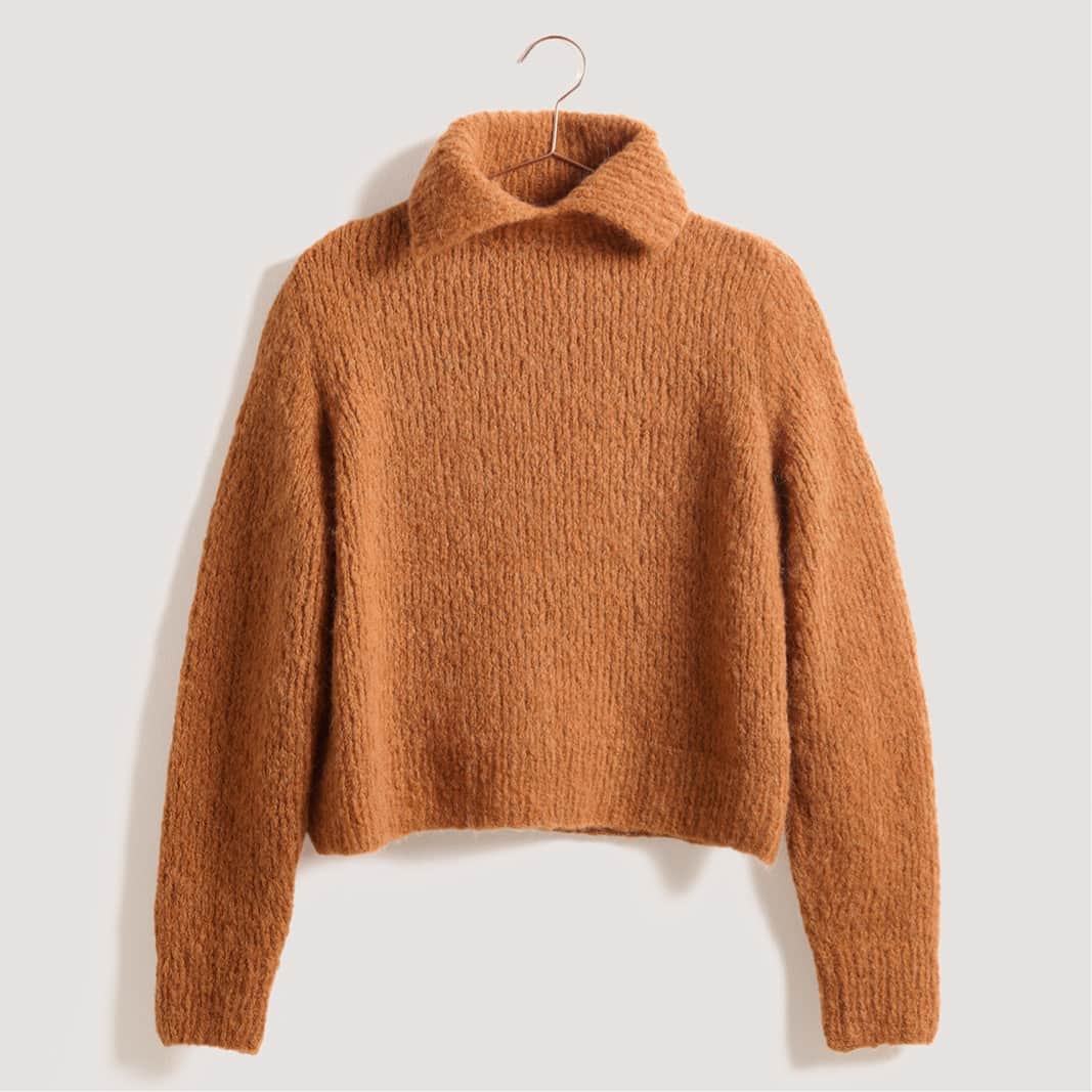Gestrickter Pullover: Modell 37 aus dem Heft Lovewool No. 23