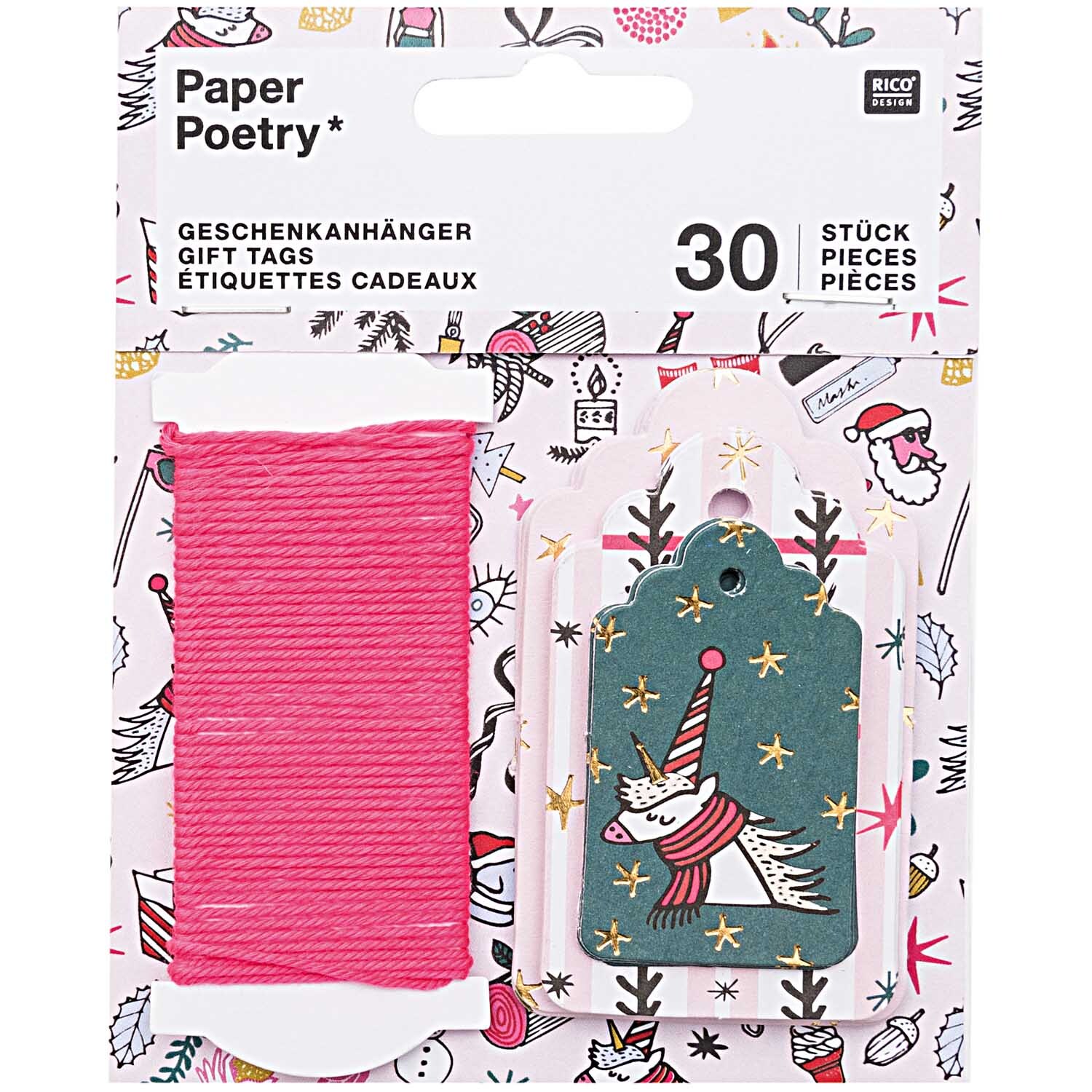 Paper Poetry Geschenkanhänger Magical Christmas 30 Stück Paper Poetry Geschenkanhänger Magical Christmas 30 Stück