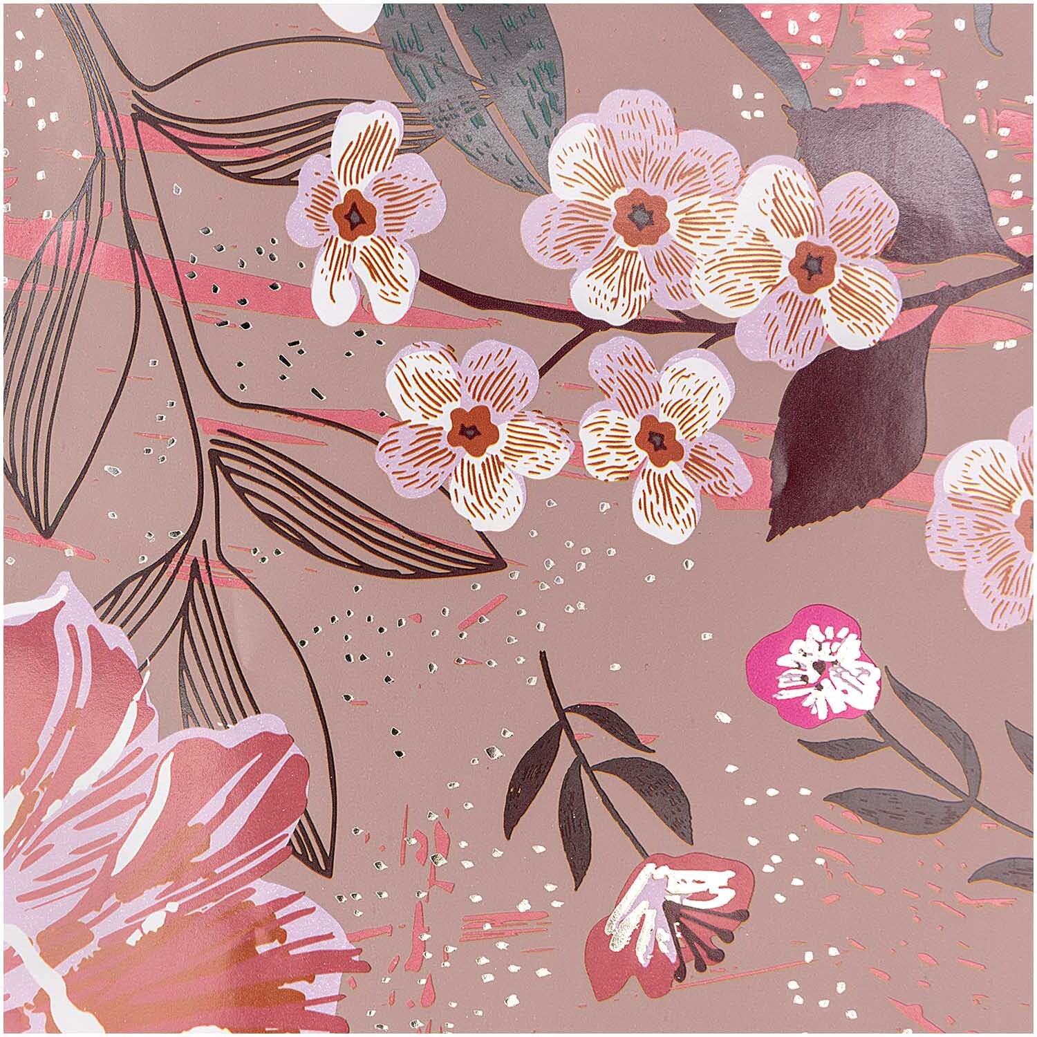 Paper Poetry Geschenkpapier Natur Blumen mauve 70cm 2m Hot Foil Paper Poetry Geschenkpapier Natur Blumen mauve 70cm 2m Hot Foil