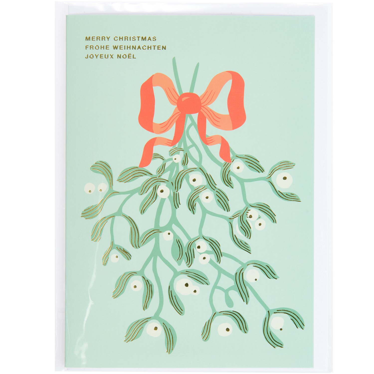 Grußkarte Advent Mistelzweig B6 von Rico Design