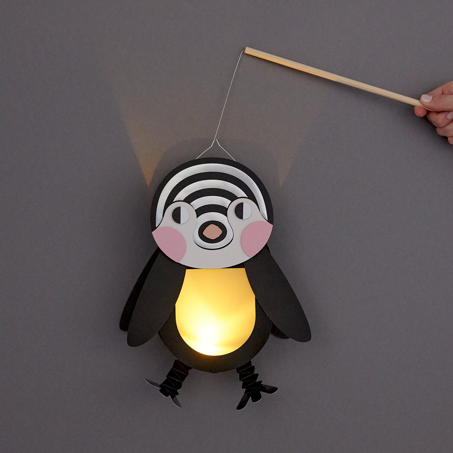 Bastelset Pinguin-Laterne von Rico Design