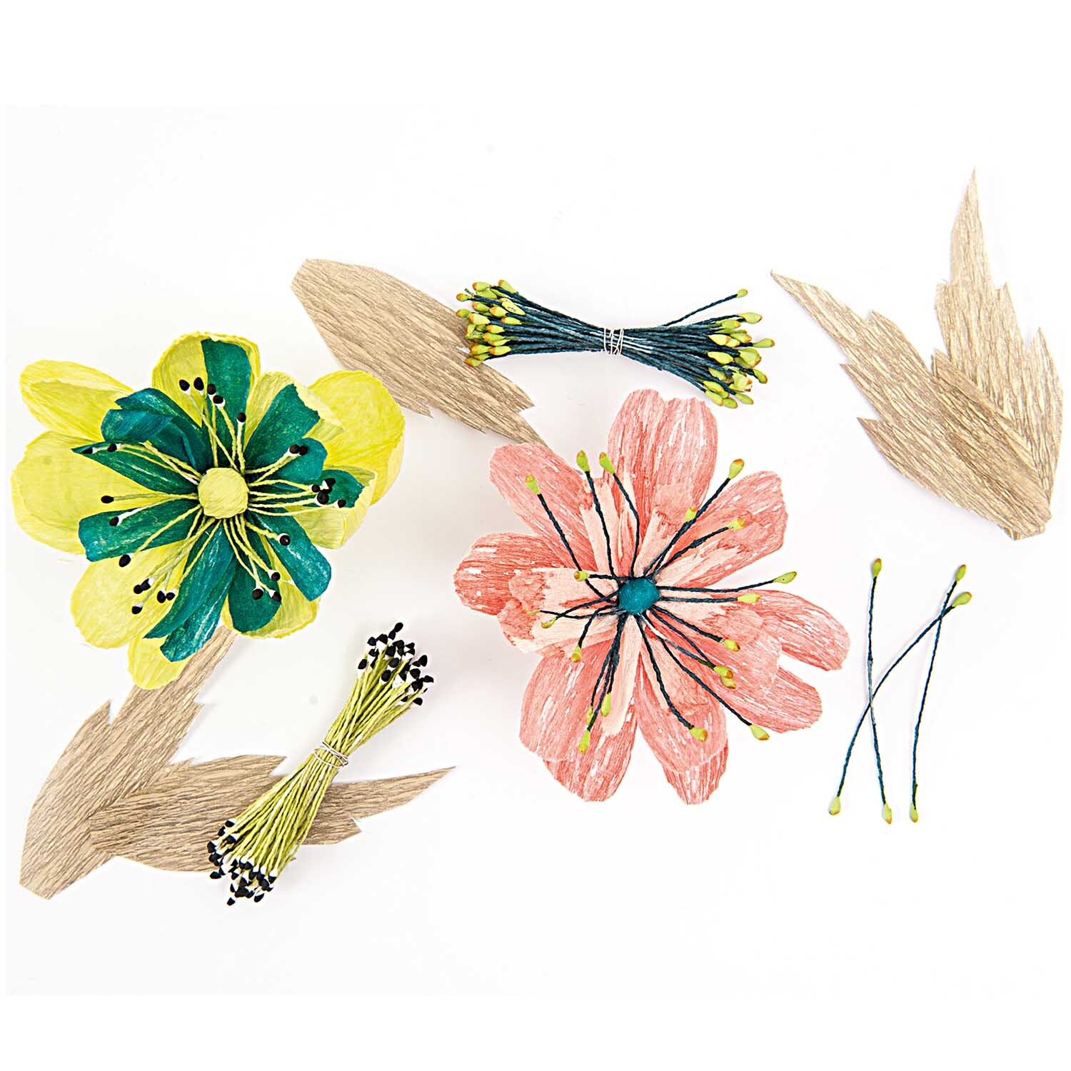 Floristenkrepp von Rico Design in Graubeige, ideal für kreative Blumenarrangements und Dekorationen.