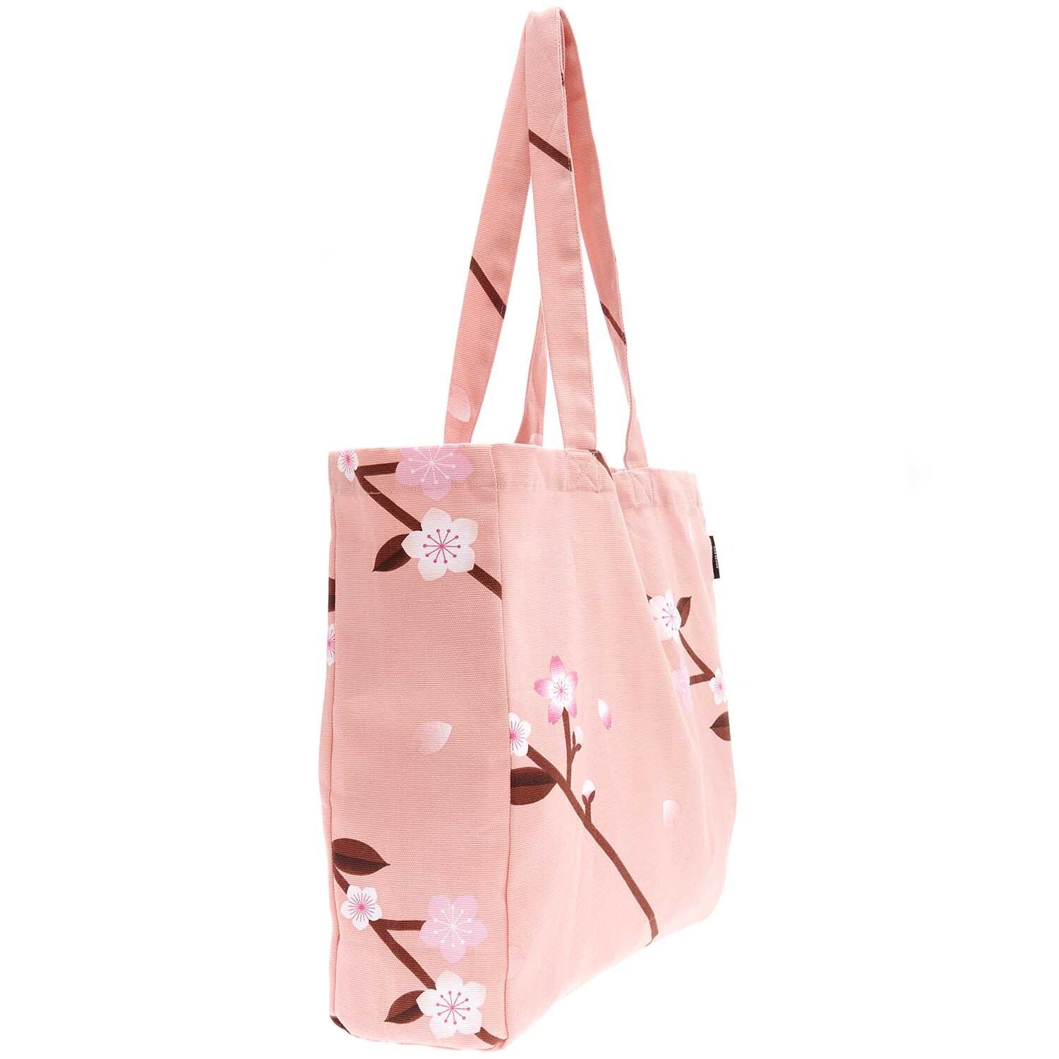 Canvas-Shopper Kirschblütenzweige pfirsich 38x40x13cm Canvas-Shopper Kirschblütenzweige pfirsich 38x40x13cm