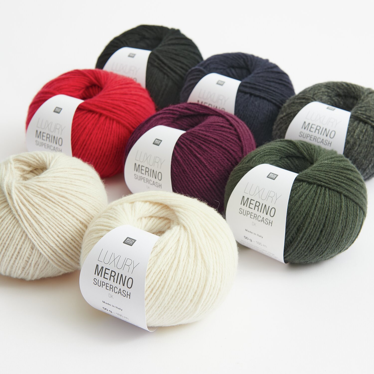 Luxury Merino Supercash dk 50g 160m Farbe Marine von Rico Design