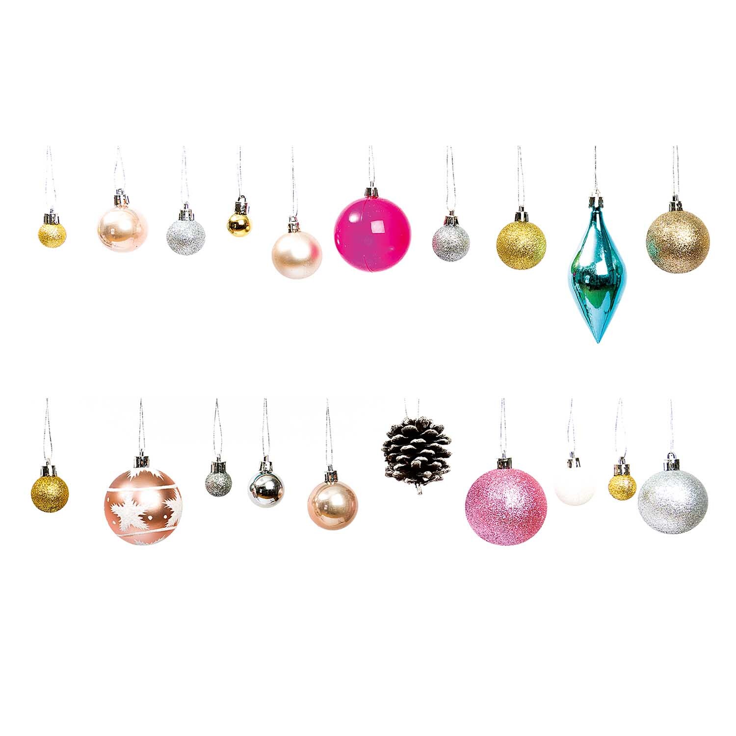 Christbaumkugeln Set pastell Christbaumkugeln Set pastell