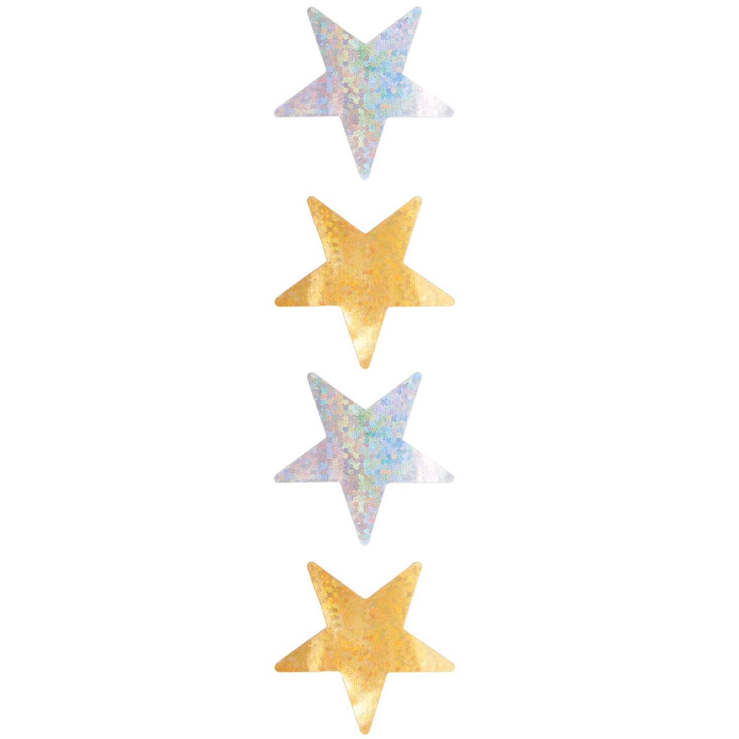 Paper Poetry Mini-Sticker Sterne holografisch Gold-Silber auf der Rolle Paper Poetry Mini-Sticker Sterne holografisch Gold-Silber auf der Rolle