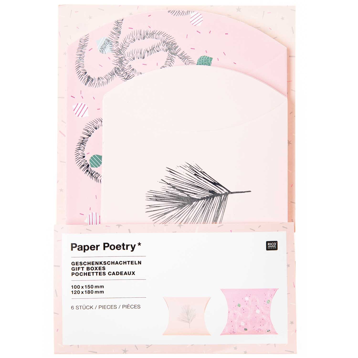 Paper Poetry Geschenkschachteln Nostalgic Christmas rosa 6 Stück Paper Poetry Geschenkschachteln Nostalgic Christmas rosa 6 Stück