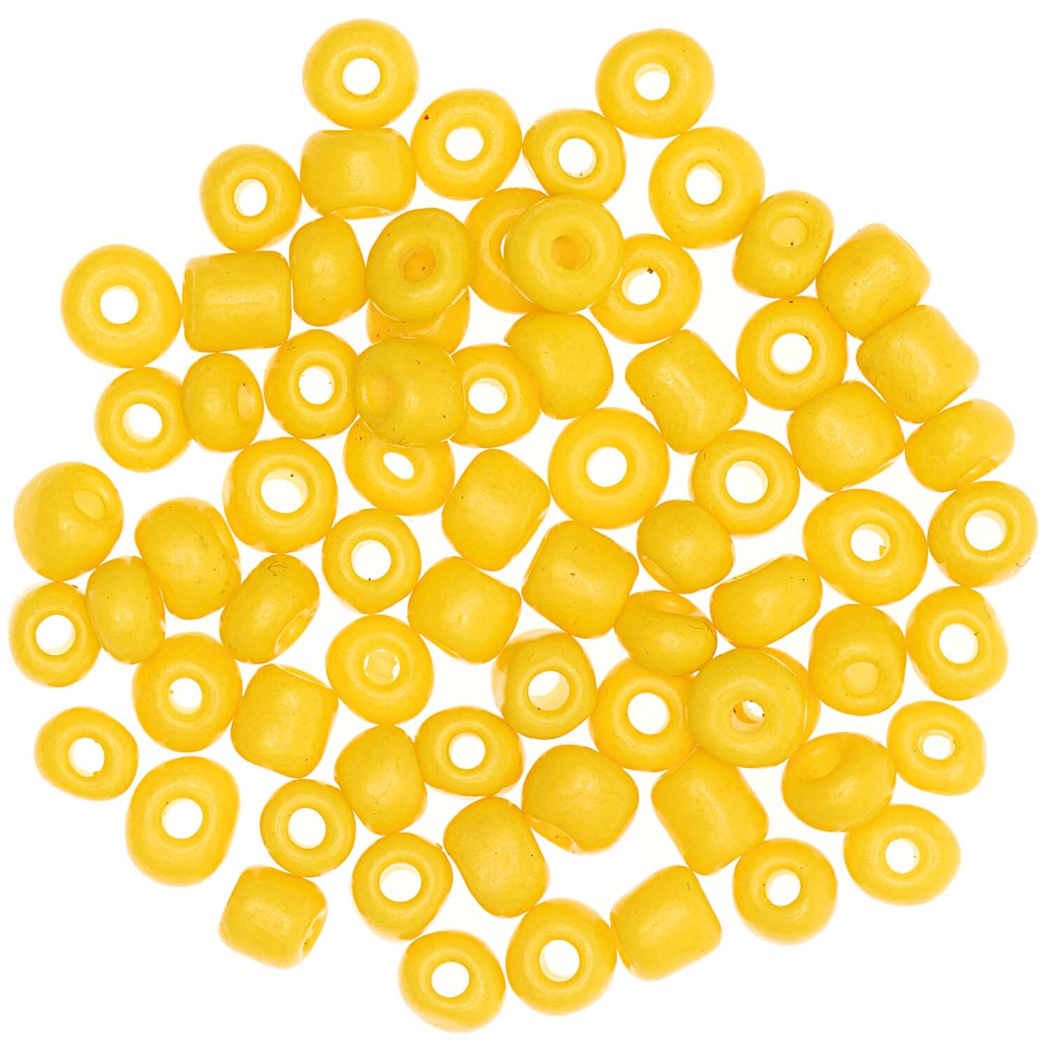 Keramik-Perlen natur 5mm 12g