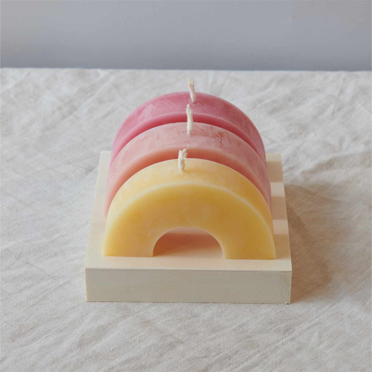 Kerzengießform flach Regenbogen 118x69x30mm Kerzengießform flach Regenbogen 118x69x30mm