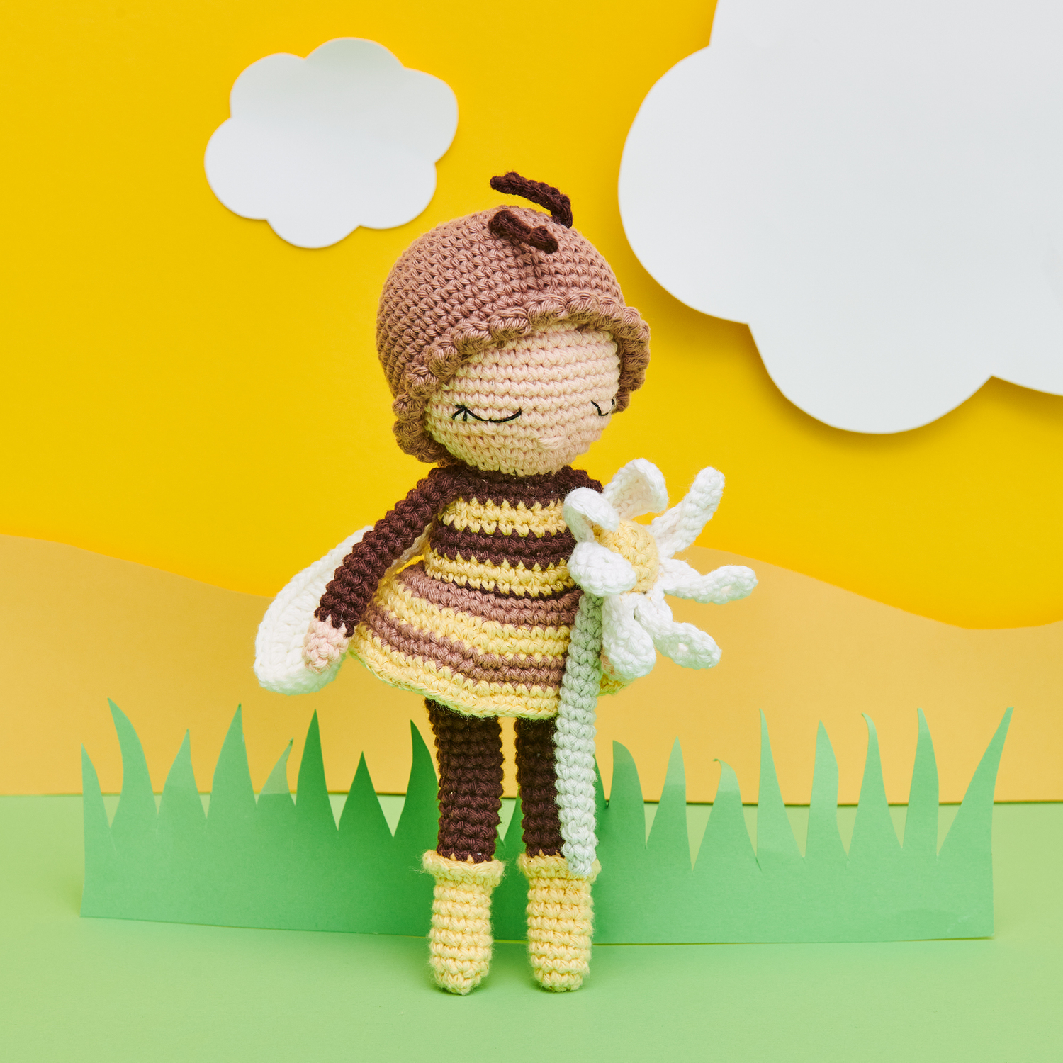 Häkelanleitung Ricorumi CAL Pollie the Pretty Bee Doll