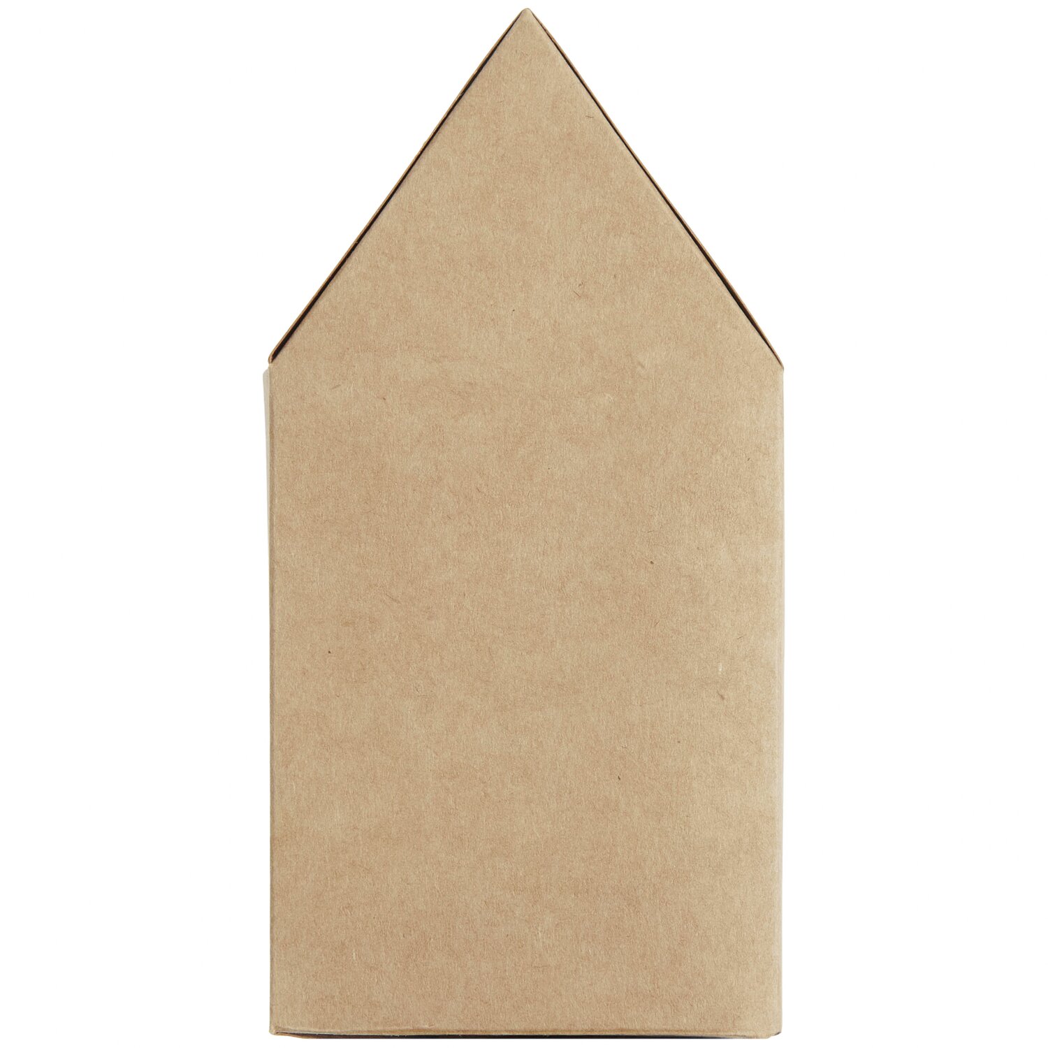 Paper Poetry Papphäuser vorgestanzt aus Kraftpapier von Rico Design, 15x7,5x7,5cm, 24 Stück.