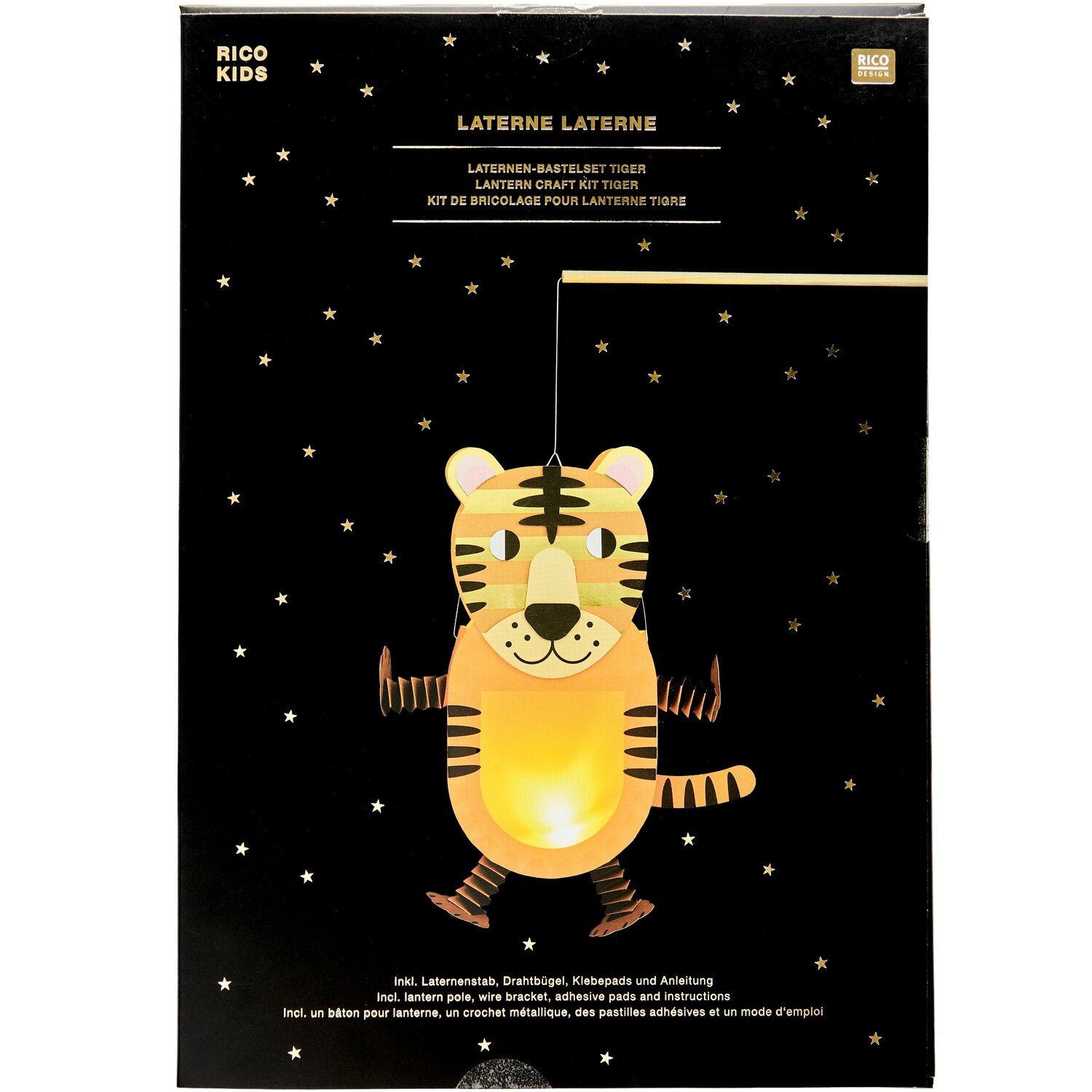 Bastelset Tiger-Laterne von Rico Design