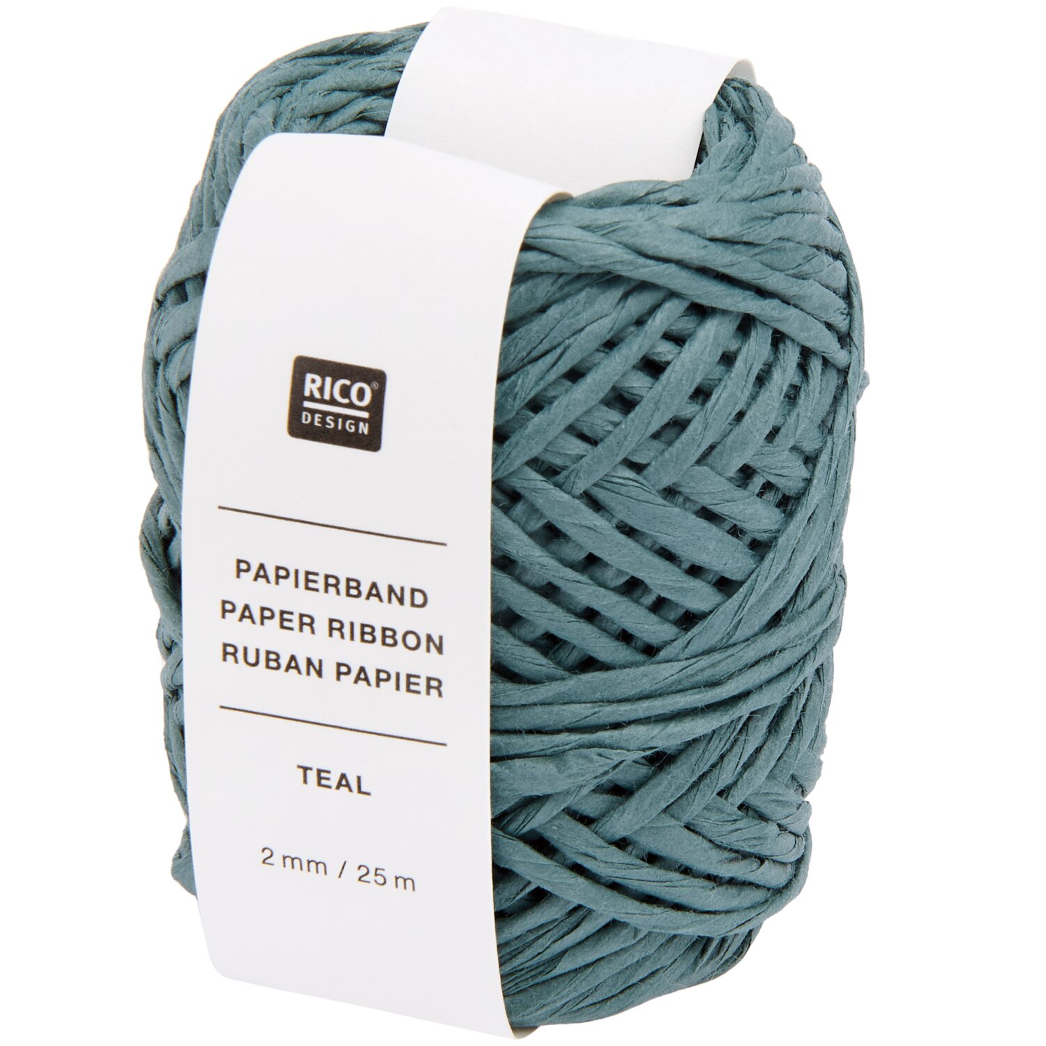 Papierband 2mmx25m Farbe Petrol von Rico Design