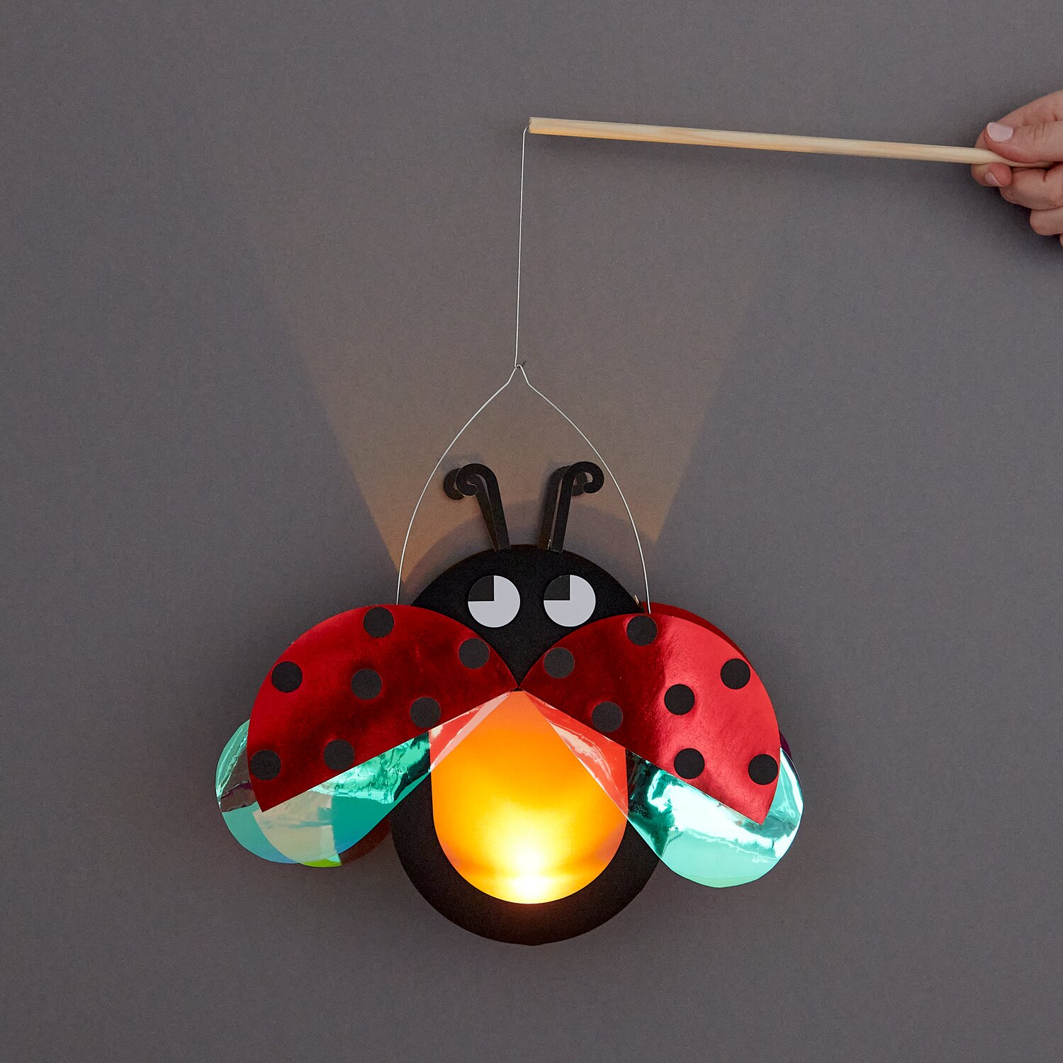 Bastelset Marienkäfer-Laterne von Rico Design